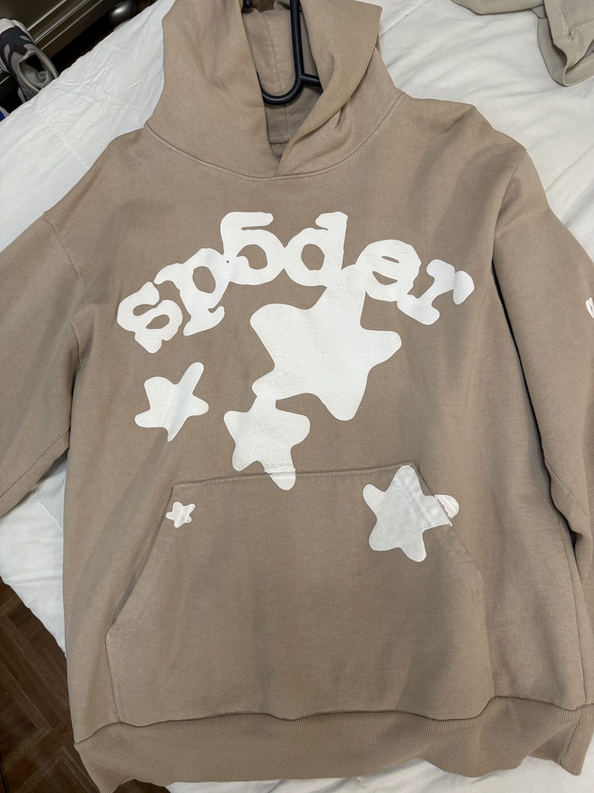 Sp5der Beige spider hoodie size M for sale gently used like new!! Size US M / EU 48-50 / 2 - 2 Thumbnail