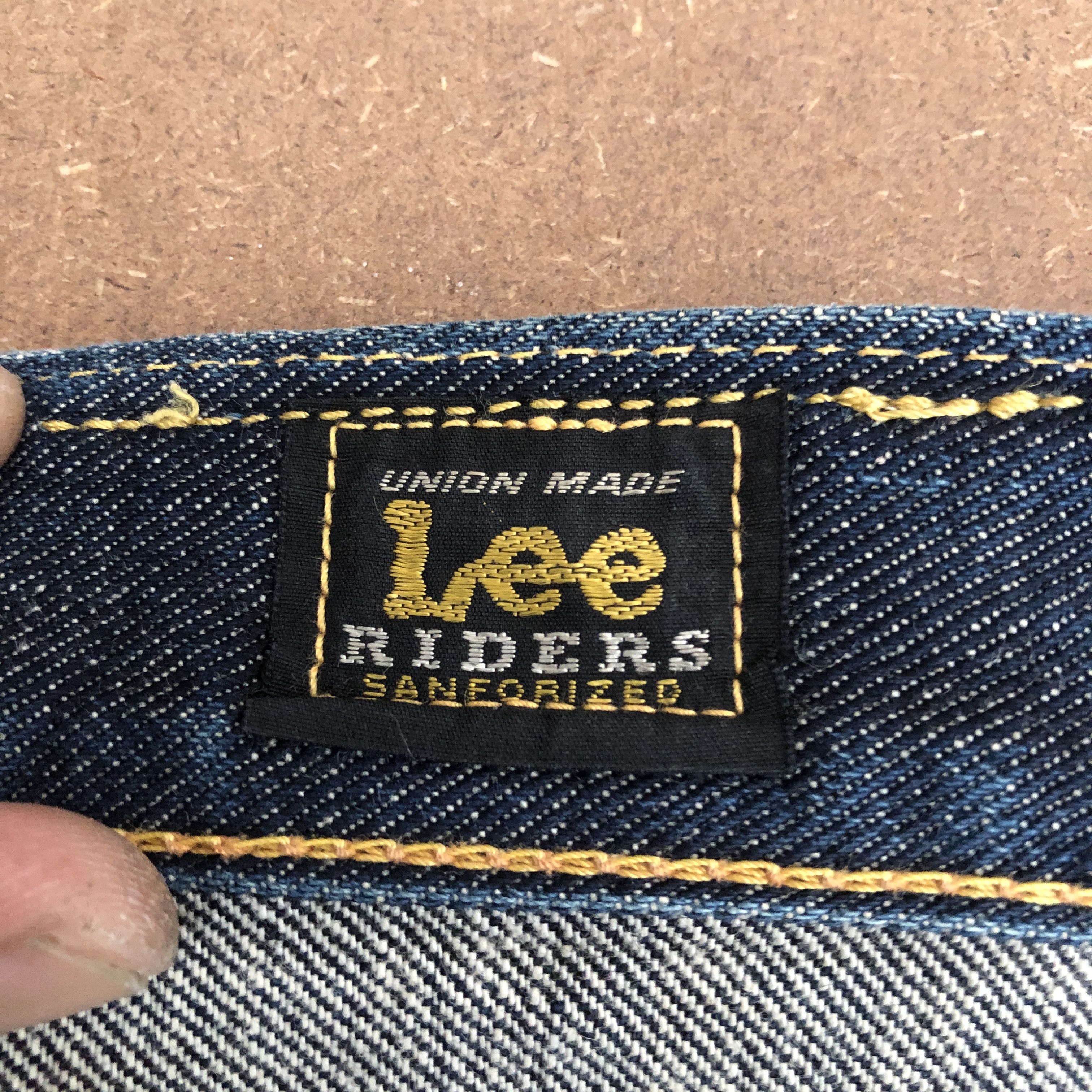Lee Vintage 80's Lee Riders Sanforized Selvedge Jeans Denim Size US 30 / EU 46 - 10 Thumbnail