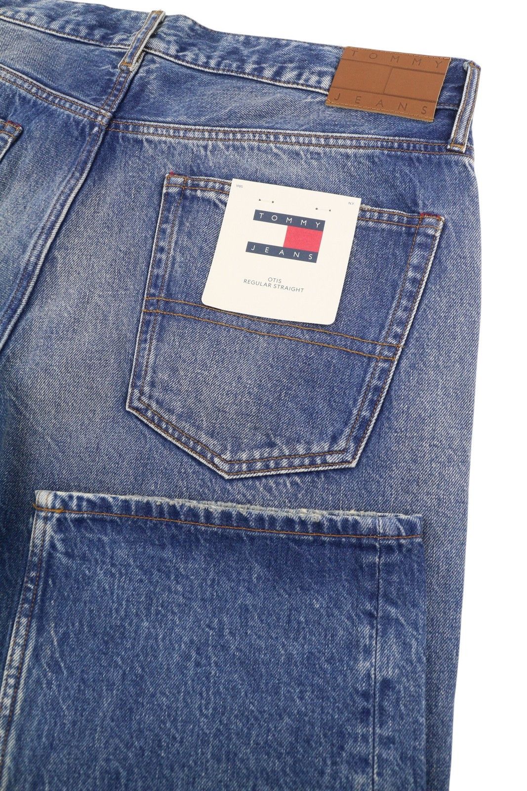 Tommy Hilfiger OTIS W36/L32 Blue Faded Regular Straight Jeans 87466 Size US 36 / EU 52 - 5 Thumbnail