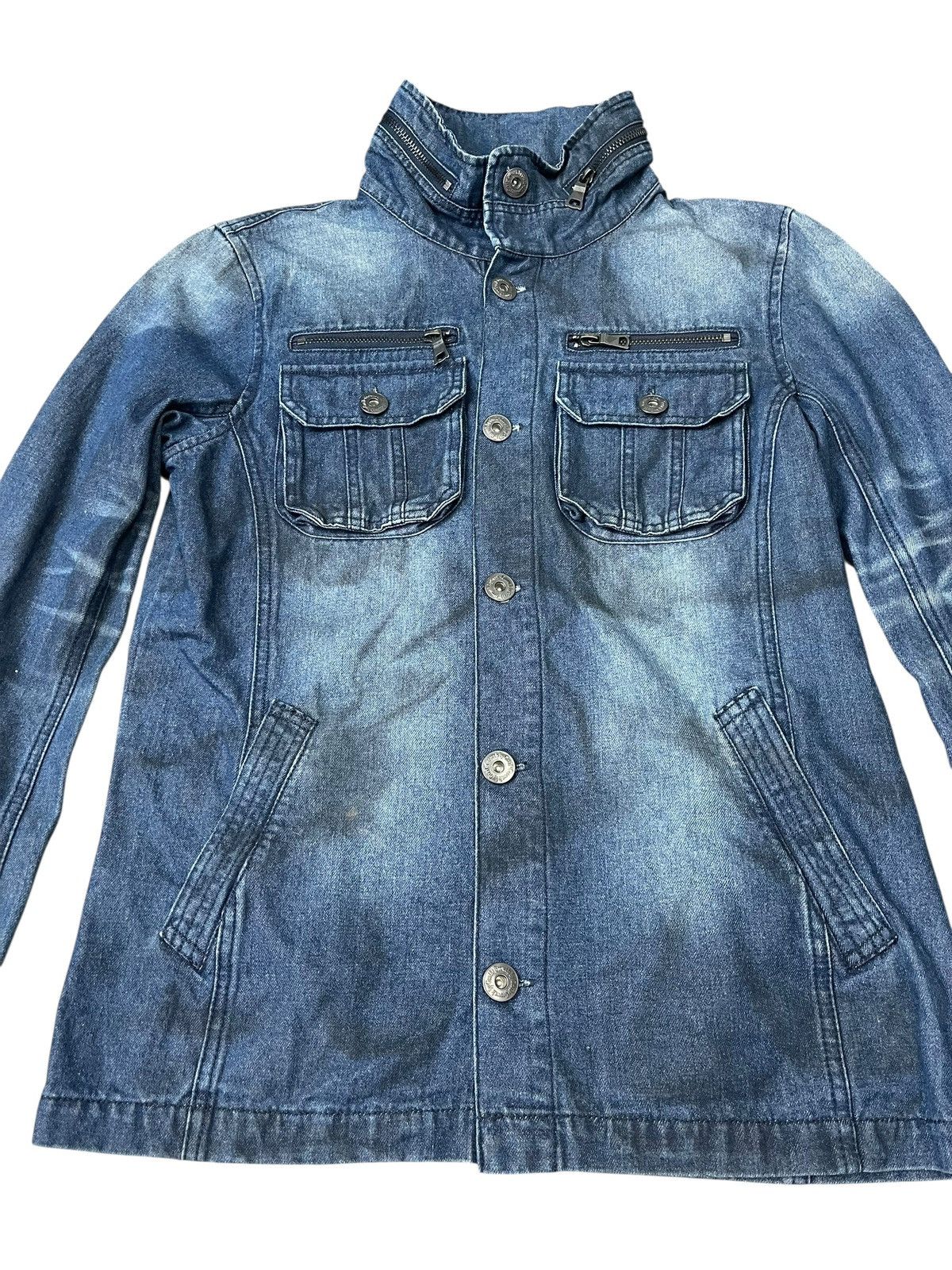 Japanese Brand Vintage Growth By Grail Denim Jacket Civarize Size US M / EU 48-50 / 2 - 3 Thumbnail