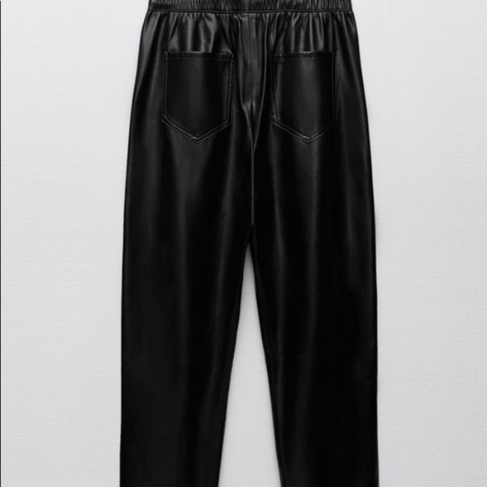 Zara Zara Blogger Favorite Faux Leather weekend pants Size 42" / US 20 - 6 Thumbnail
