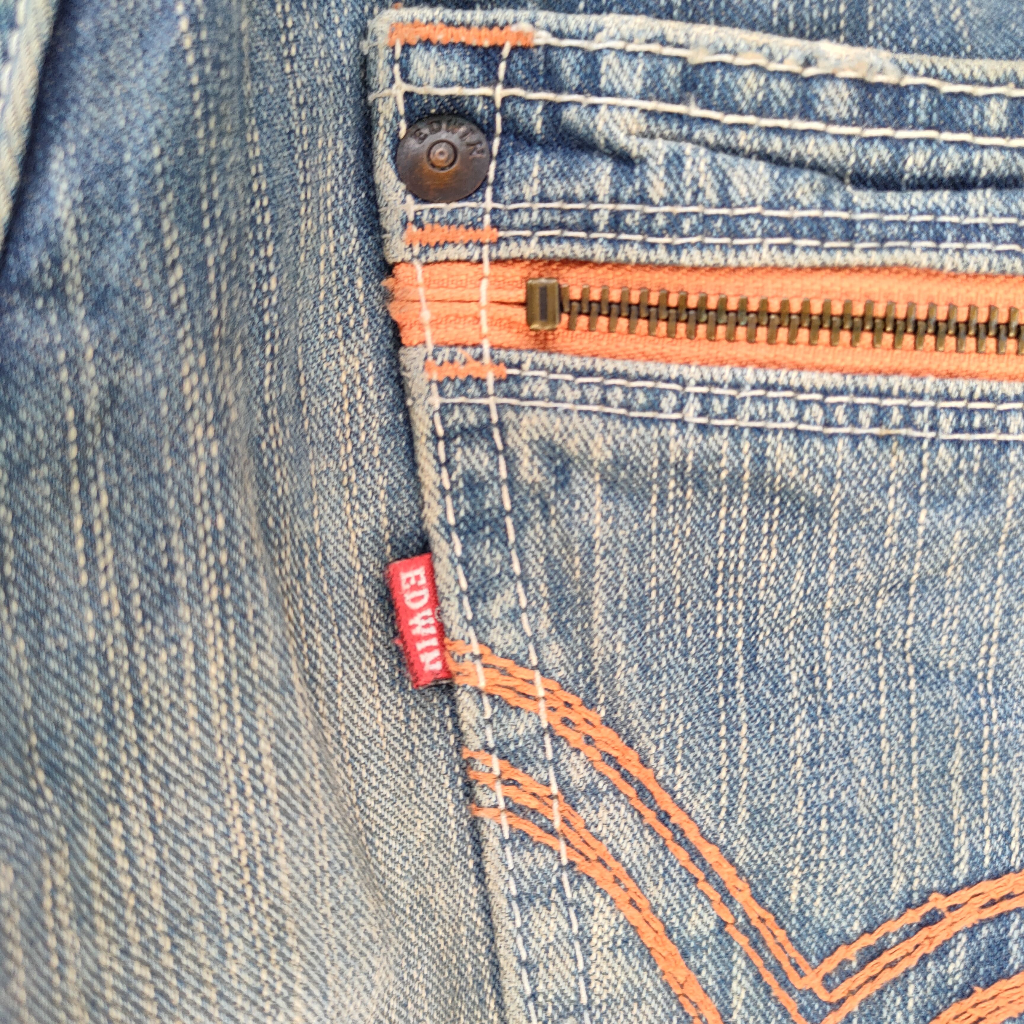 Edwin W32 VINTAGE EDWIN XV FADED JEANS DENIM PANTS Size US 32 / EU 48 - 14 Thumbnail