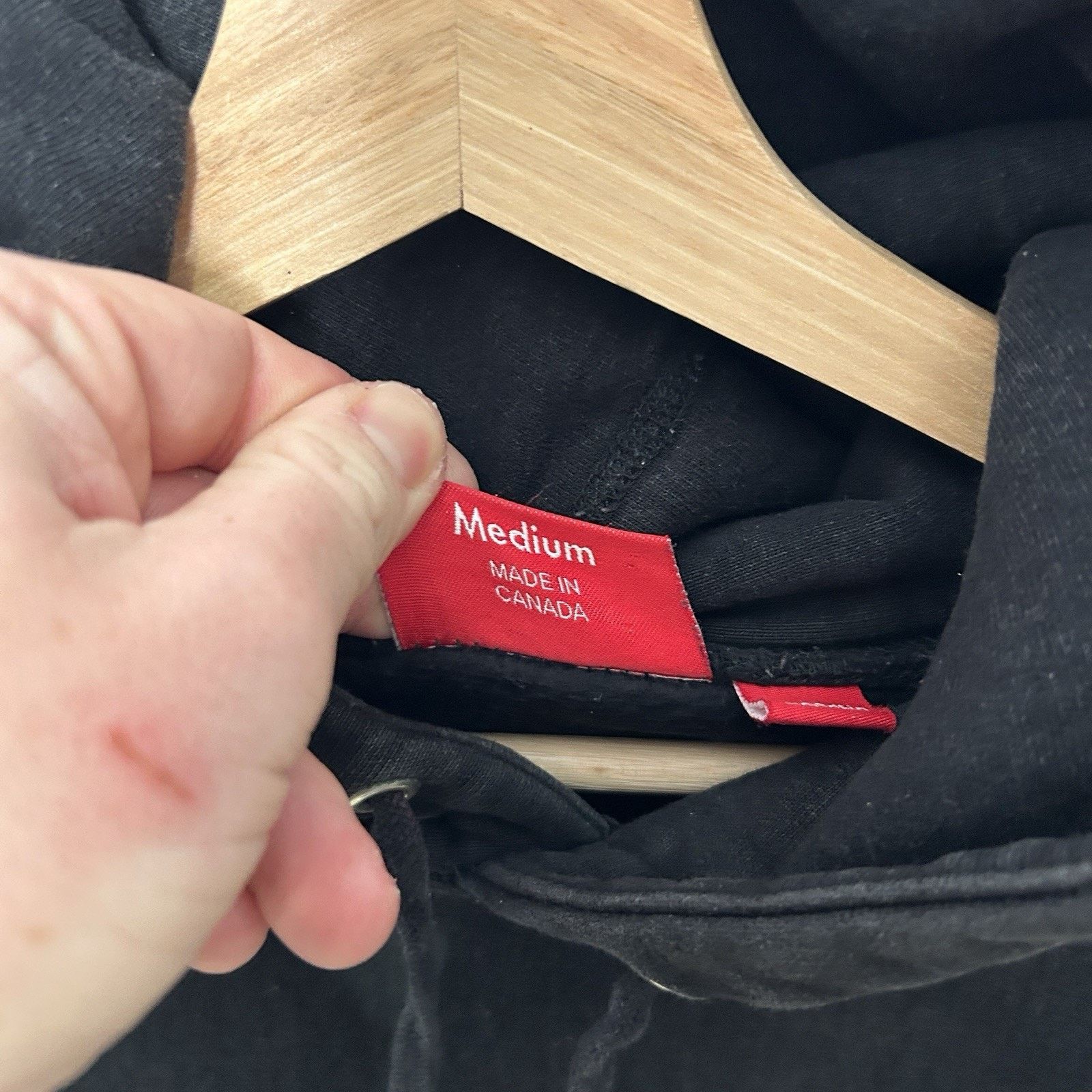Supreme Supreme Tonal Logo Hooded Sweatshirt Hoodie “Black” Size US M / EU 48-50 / 2 - 13 Thumbnail