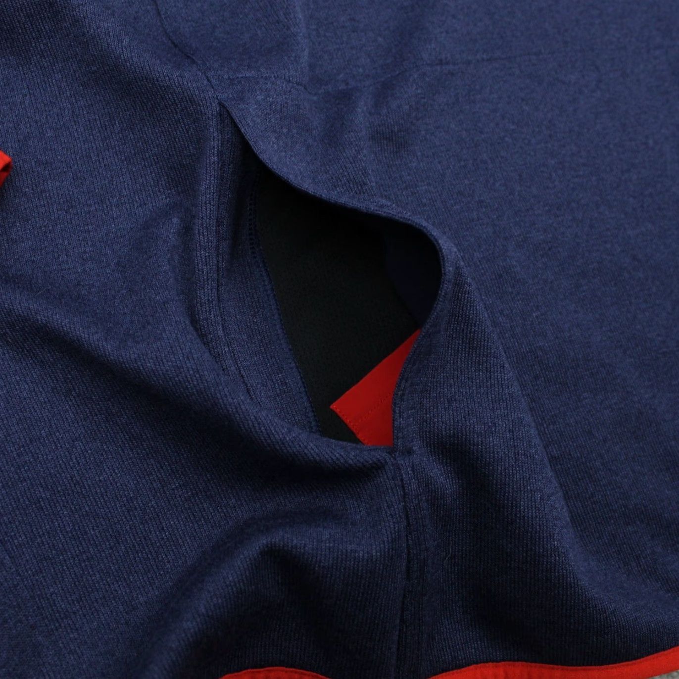 Vintage Duluth Mens Large Blue/Red Snap Sweatshirt Pullover Knit 1/4 Zip Pockets Relaxed Fit L/S Casual/Workwear Size US L / EU 52-54 / 3 - 7 Thumbnail