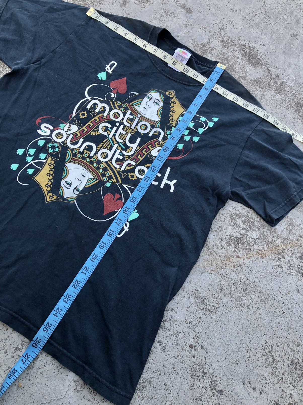 Band Tees × Vintage Y2K MOTION CITY SOUNDTRACK FADED BLACK TEE Size US M / EU 48-50 / 2 - 6 Thumbnail