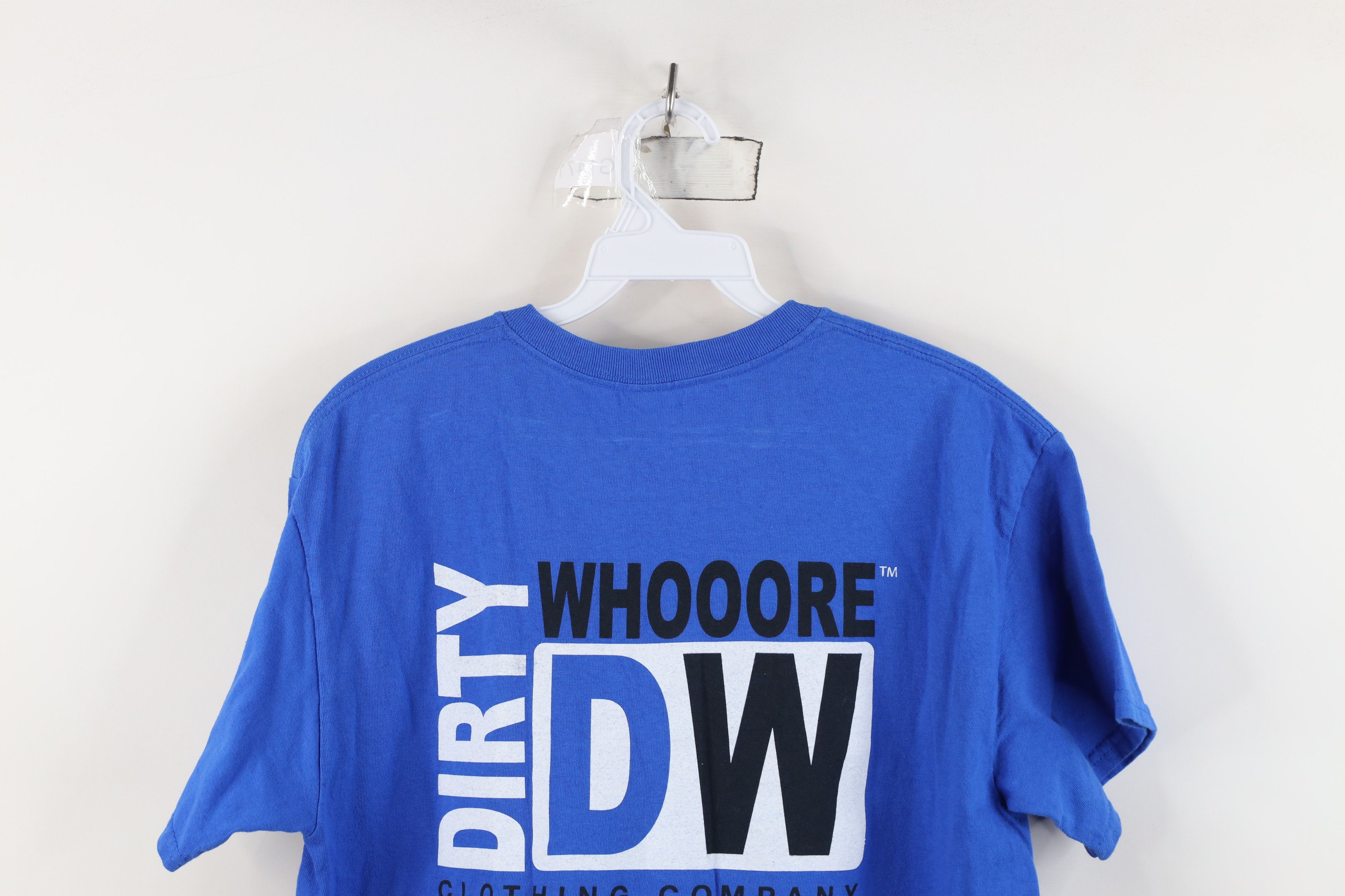 Vintage Vintage Streetwear Whooore Clothing Company T-Shirt Blue Size US S / EU 44-46 / 1 - 12 Thumbnail