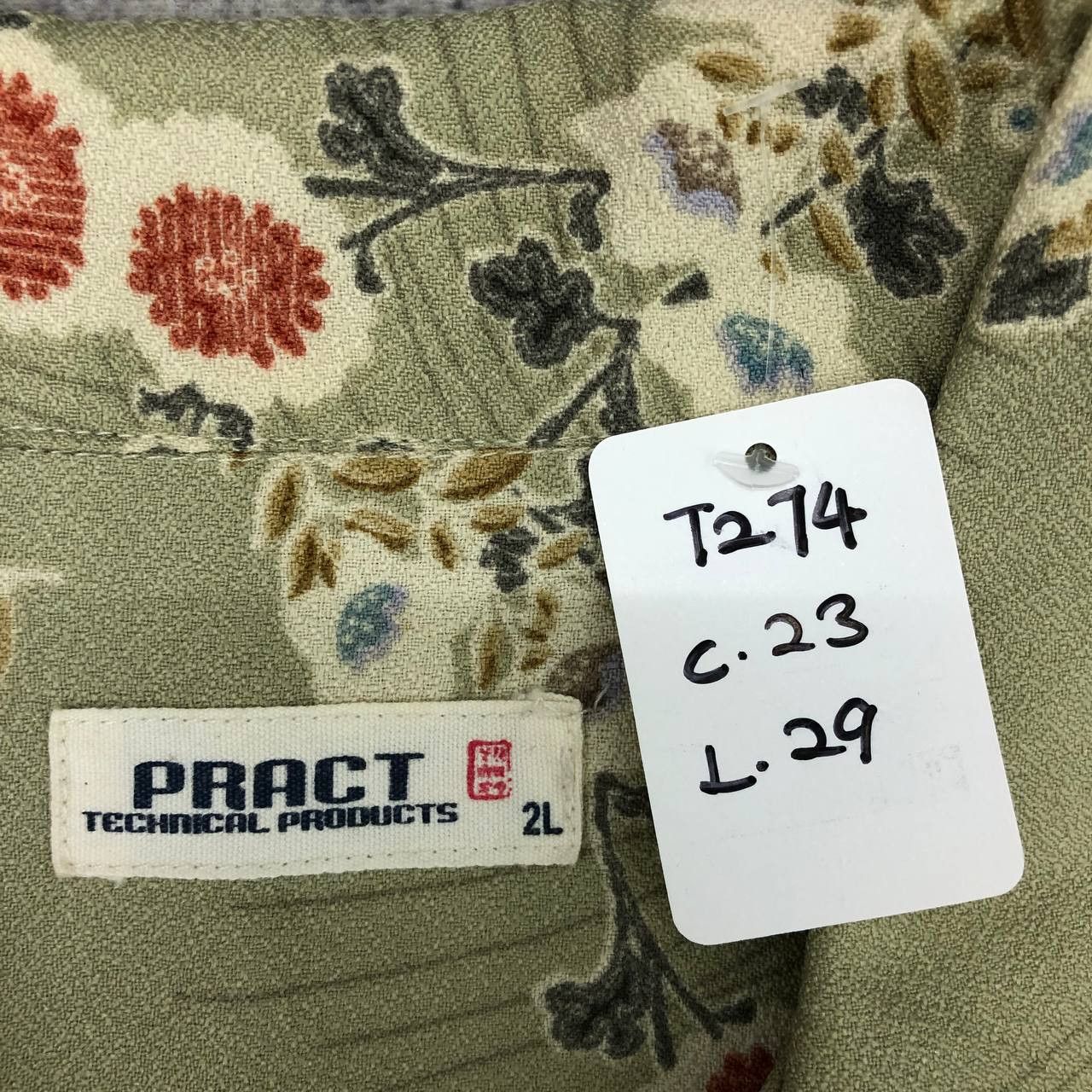 Japanese Brand T274 PRACT JAPAN SAKURA FULL PRINT BOWLING SHIRTS Size US XL / EU 56 / 4 - 5 Thumbnail