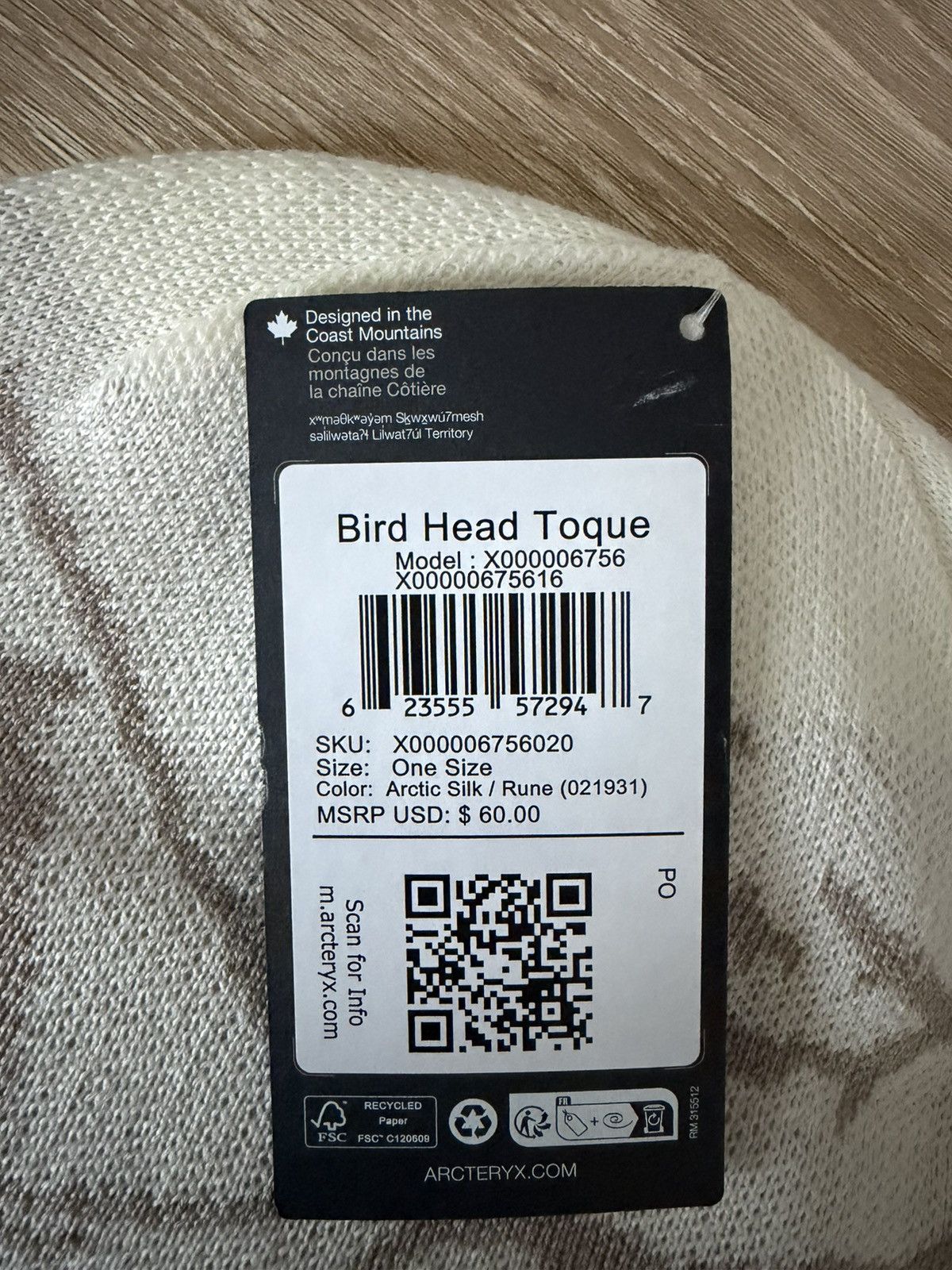 Arc'teryx Arcteryx Bird Head Toque Size ONE SIZE - 3 Thumbnail