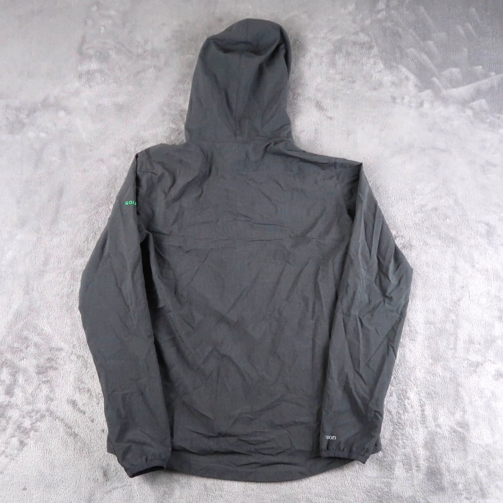 Vuori Vuori Women's S Small Outdoor Trainer Shell Jacket Black Windbreaker, Hooded, Full Zip, Pockets, Lightweight, Athletic, Adult Women, Regular Fit Size S / US 4 / IT 40 - 2 Thumbnail