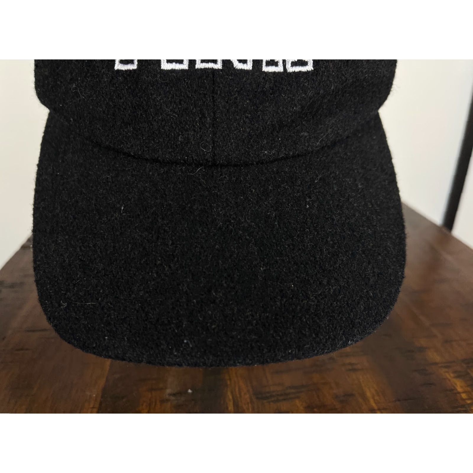 Victoria's Secret Victoria's Secret Hat Cap Strap Back Adult One Size Black PINK Wool Blend Size ONE SIZE - 3 Thumbnail