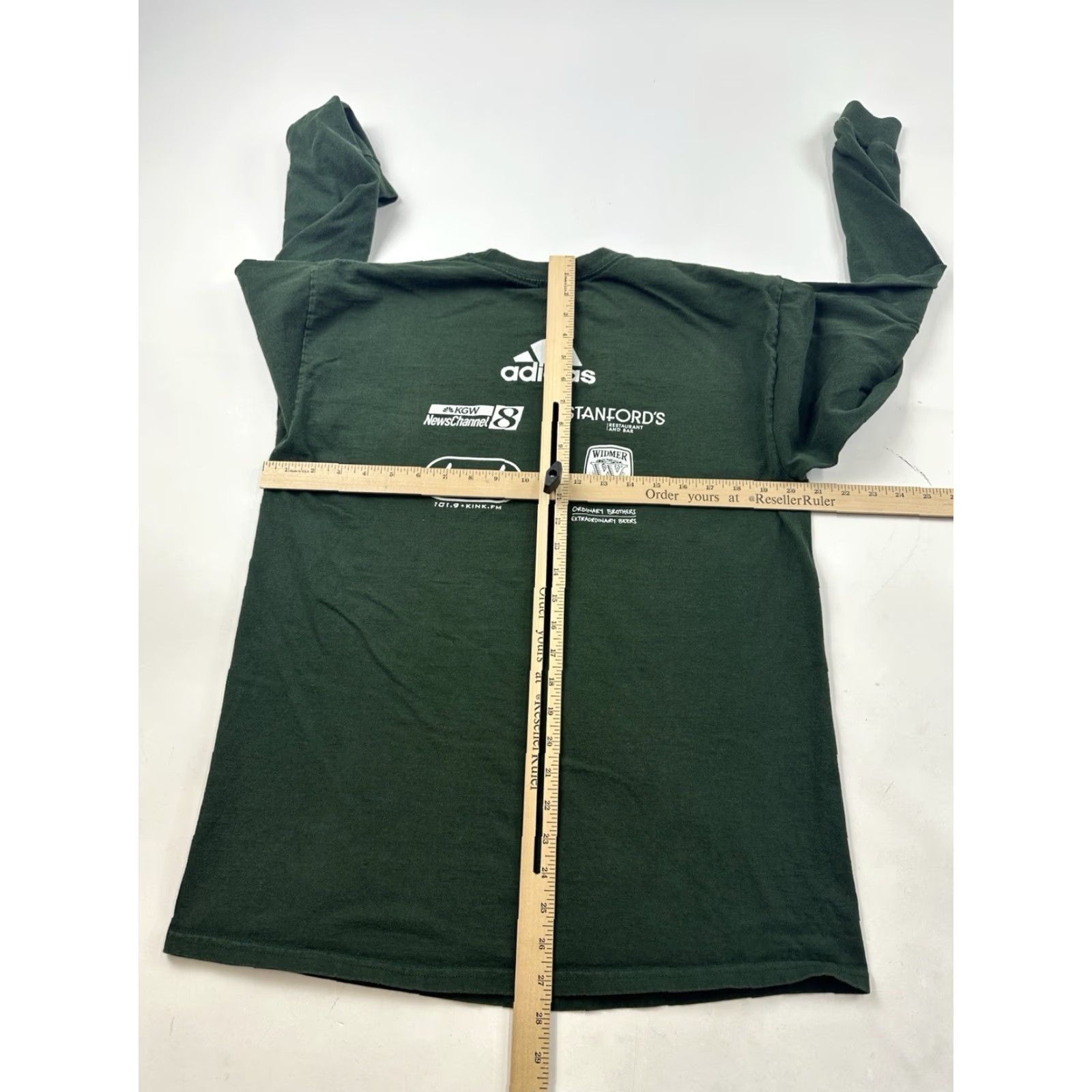 Adidas VINTAGE Adidas Shamrock Run Shirt Mens Large Green Portland Oregon 2011 T-Shirt Crew Neck Size US L / EU 52-54 / 3 - 7 Thumbnail