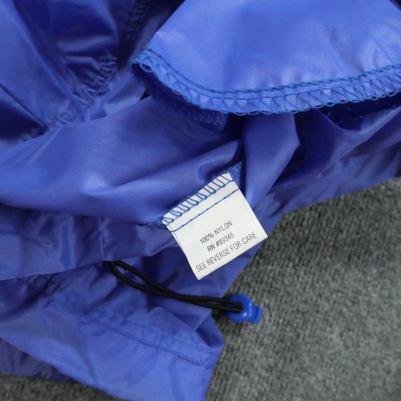 Sony VINTAGE Sony Handycam Jacket Windbreaker 90s Blue Purple Hooded Adult L Mens Jacket Size US L / EU 52-54 / 3 - 7 Thumbnail
