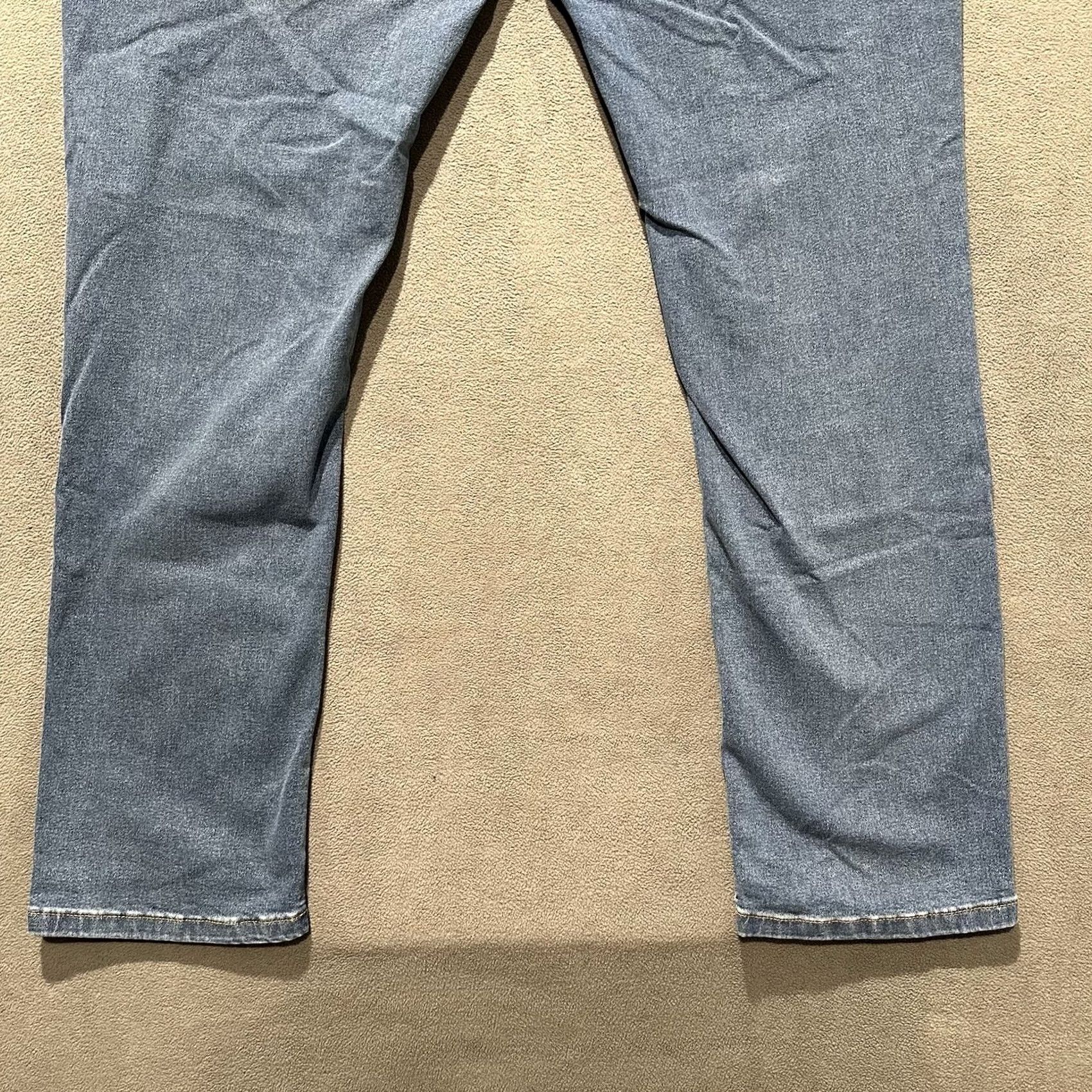 Denime The Perfect Jean NYC Jeans Men 42x34 Blue Skinny Stretch Denim Size US 42 / EU 58 - 6 Thumbnail