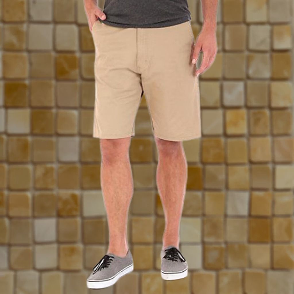 Wrangler WRANGLER Shorts Flat Front Relaxed Fit Khaki 44 Brown Mens Size 44 Capable Cargo Pocket 61KXLBH Short Size US 44 / EU 60 - 1 Preview