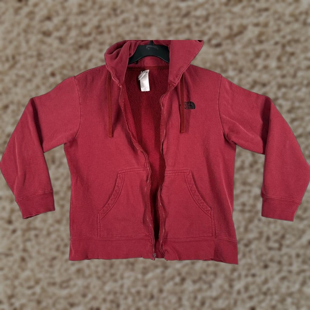The North Face VINTAGE The North Face Jacket Men L Red Full Zip Windbreaker Jersey Fabric Read Me Size US L / EU 52-54 / 3 - 1 Thumbnail
