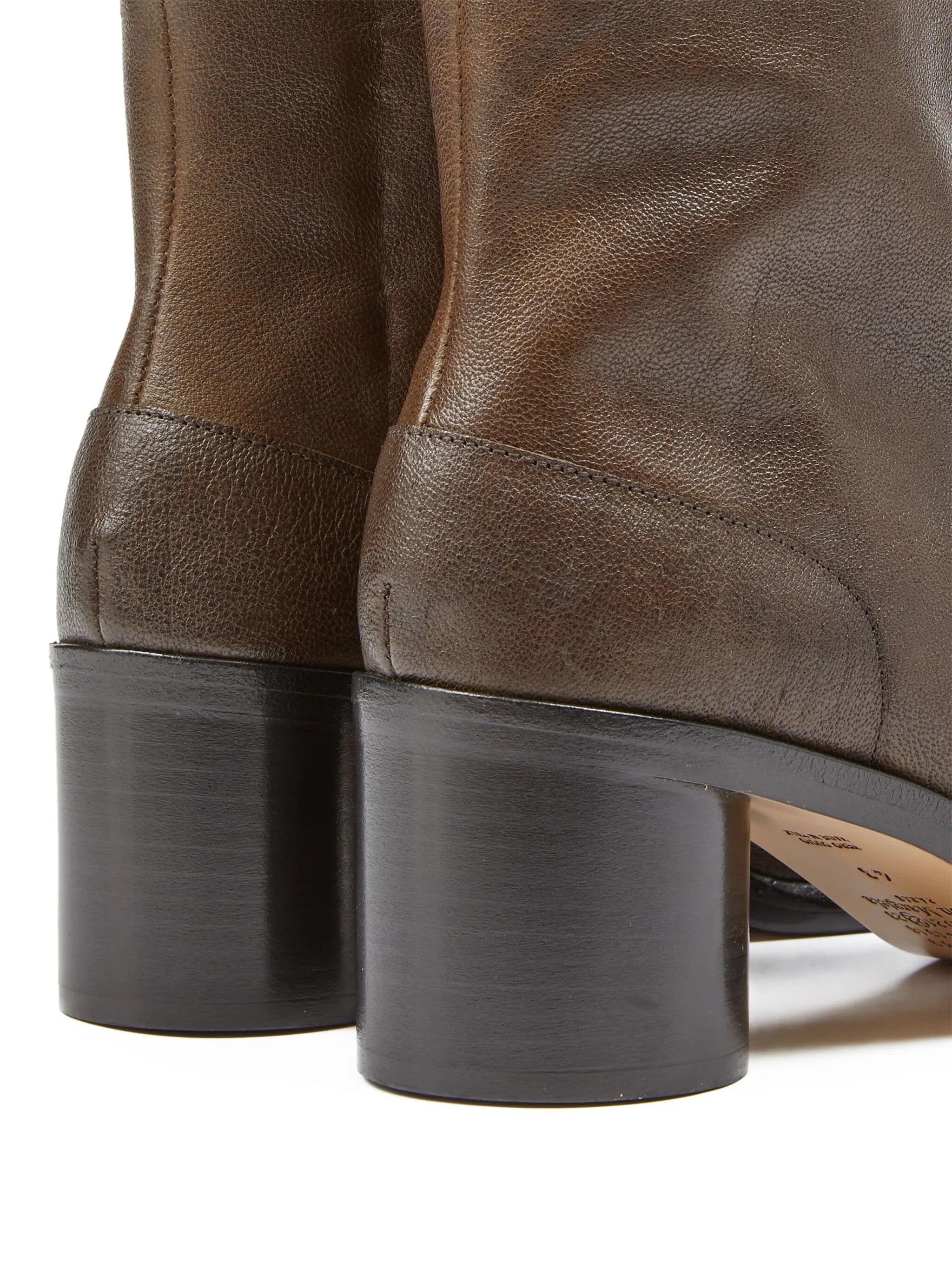 Maison Margiela o1w1db10525 Tabi Ankle Boots in Brown Size US 9 / EU 42 - 4 Thumbnail