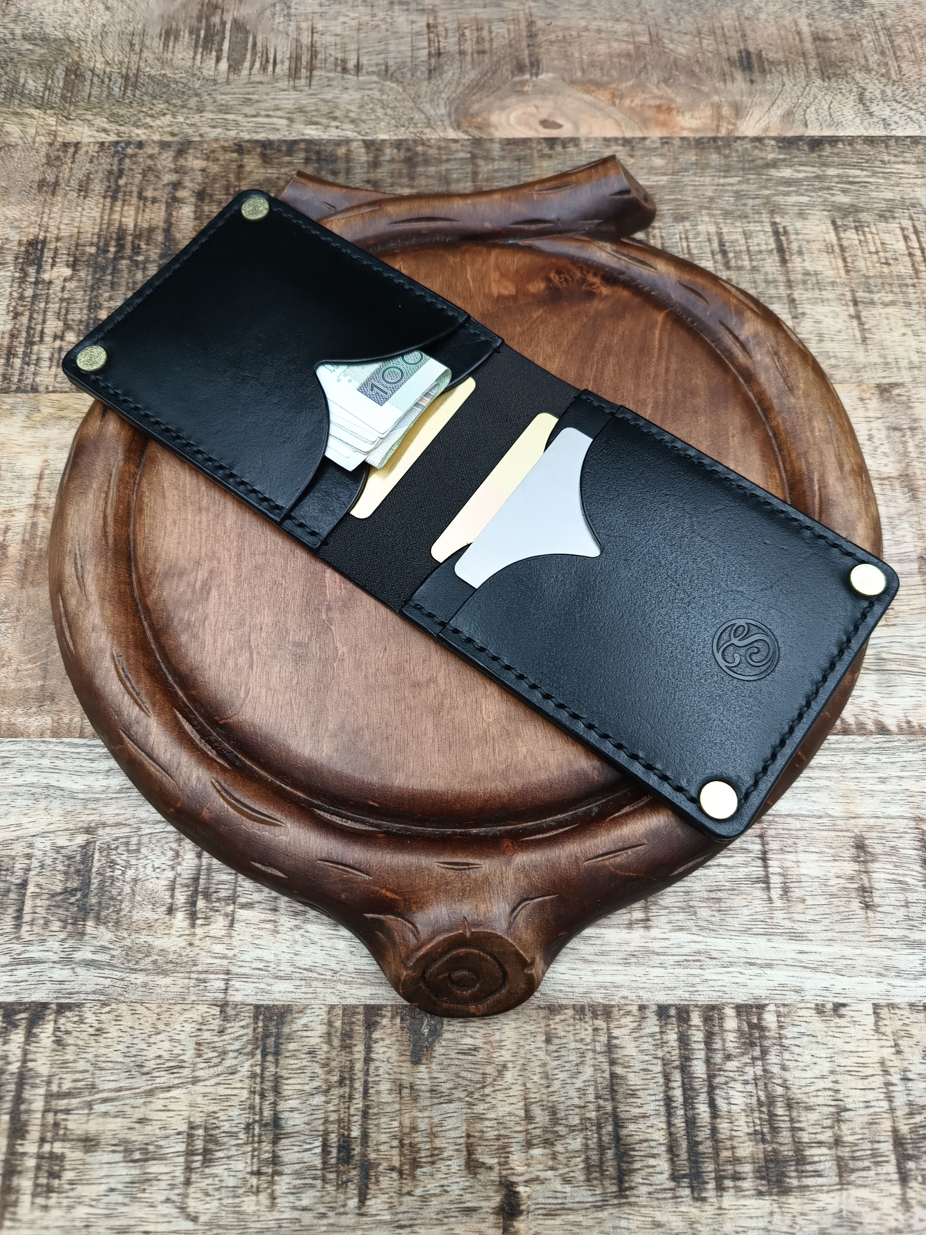 Other Handmade top grain leather wallet cardholder Size ONE SIZE - 3 Thumbnail