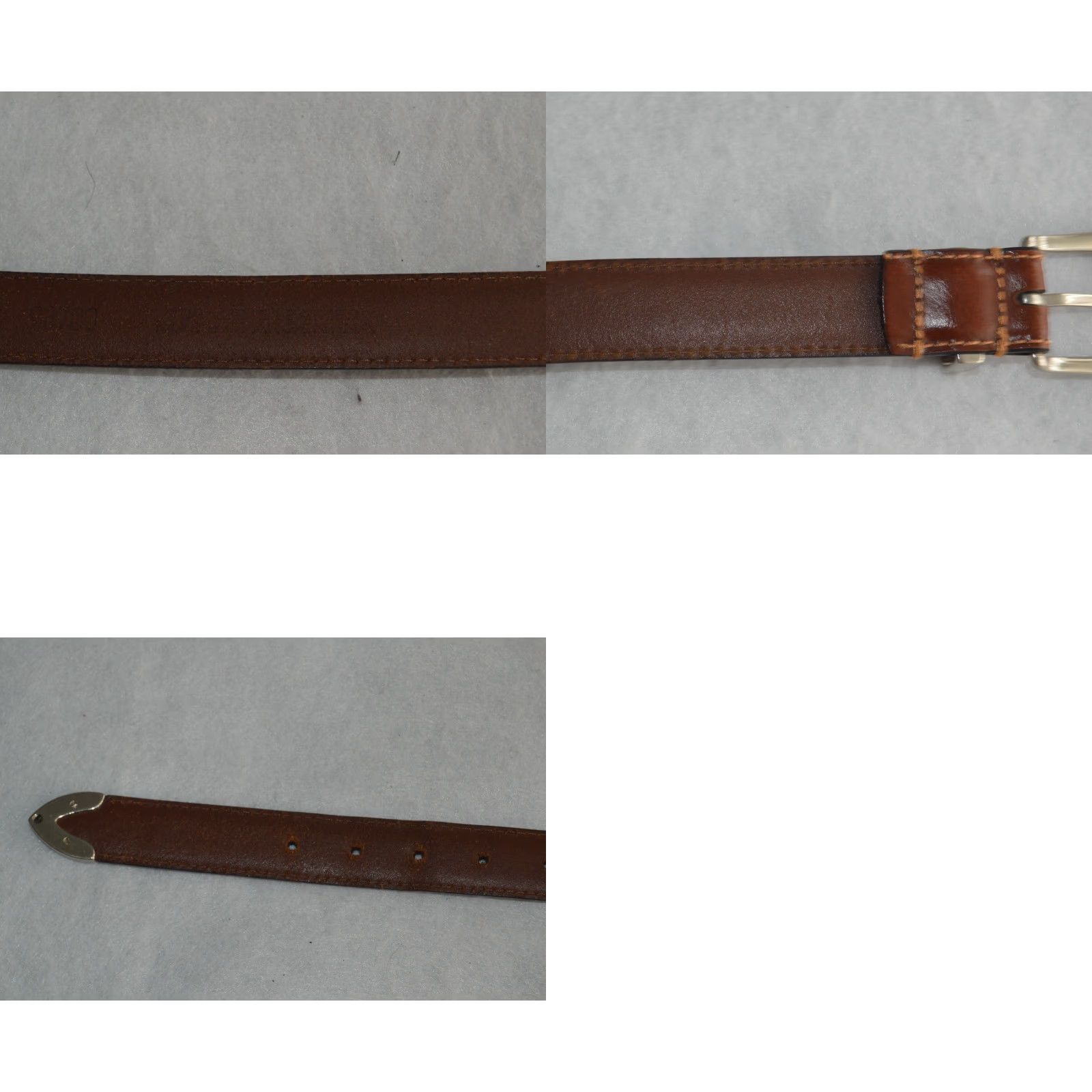 Nautica Nautica Belt Men Reversible Leather Buckle 38 Brown Dress Belt Regular Size 38 Mens Size 38 - 8 Thumbnail