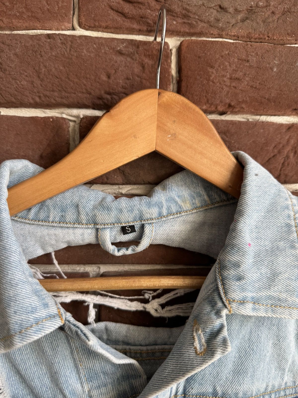 Misbhv Misbhv Denim Jacket Where Is My Mind Distressed Small Size US S / EU 44-46 / 1 - 9 Thumbnail