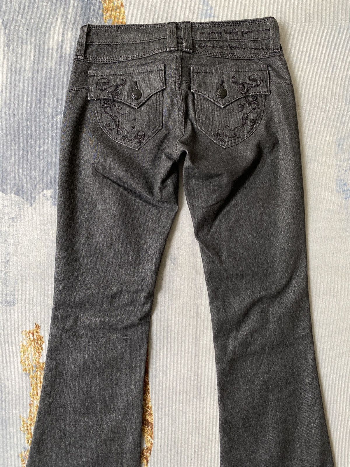 Edwin × If Six Was Nine × Japanese Brand Vienus Jeans Something By Edwin Low Rise Flare Jeans Size 26" / US 2 / IT 38 - 8 Thumbnail