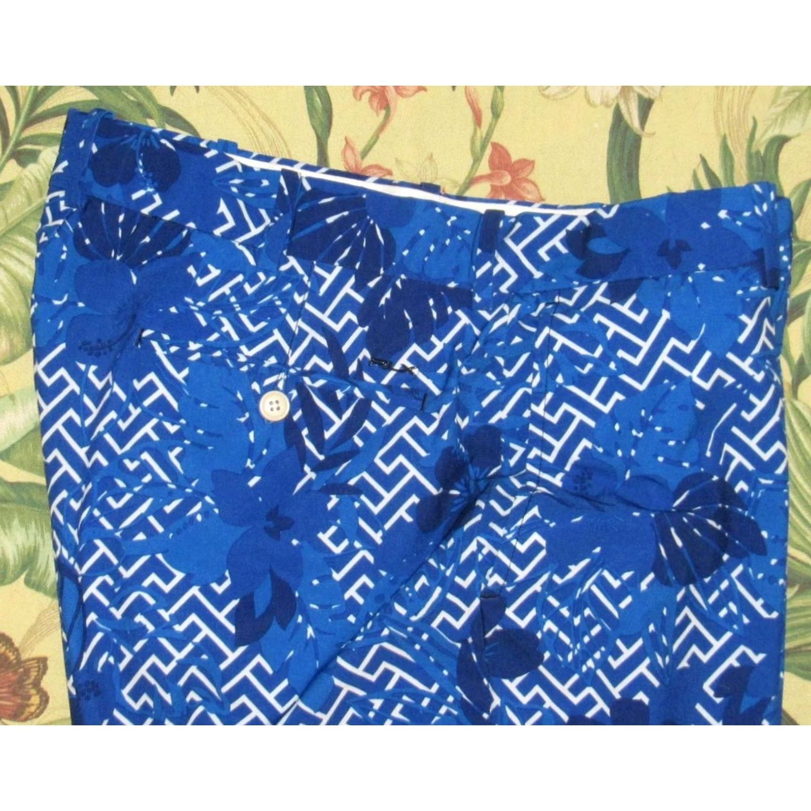 RLX Ralph Lauren Polo RLX Ralph Lauren RLX 10" Blue Floral Golf Shorts 34 Size US S / EU 44-46 / 1 - 2 Thumbnail