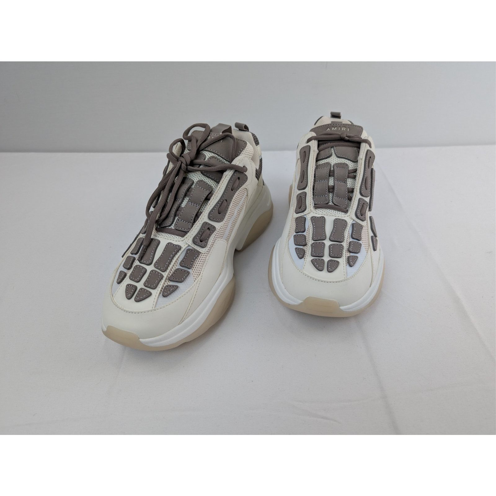 Amiri o1rshd1 Bone Runners Sneakers in Alabaster Size US 13 / EU 46 - 8 Thumbnail