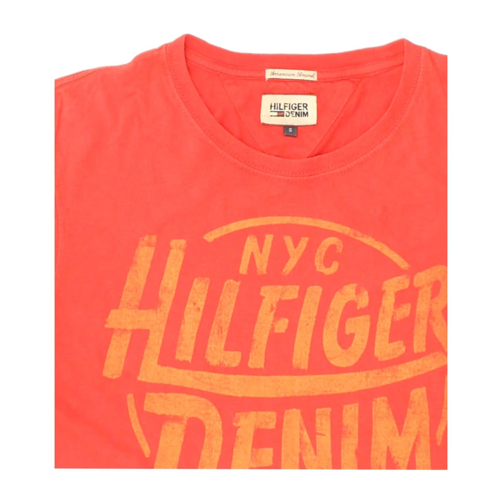 Tommy Hilfiger TOMMY HILFIGER Mens T-Shirt Small Red Cotton Graphic Top Size US S / EU 44-46 / 1 - 4 Thumbnail