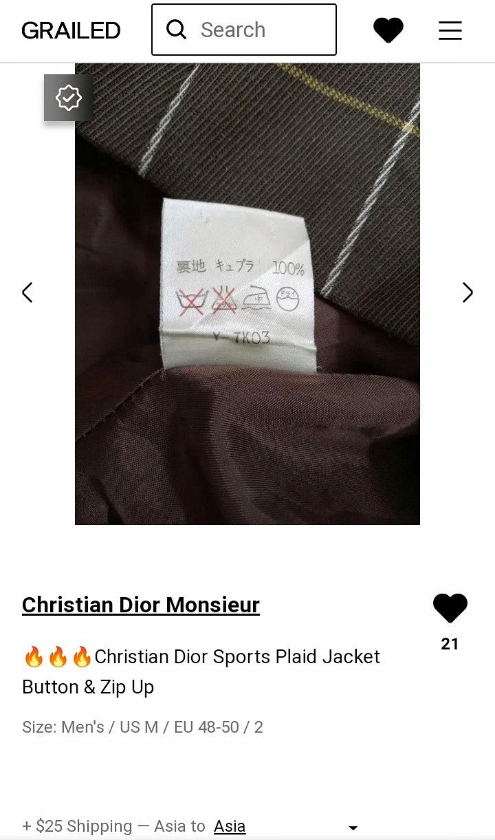 Christian Dior Monsieur 🔥🔥🔥Christian Dior Sports Plaid Jacket Button & Zip Up Size US M / EU 48-50 / 2 - 13 Thumbnail