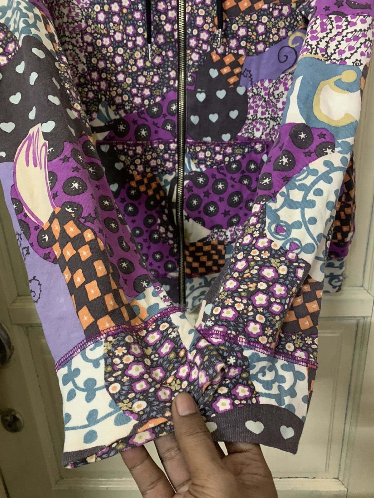 Tsumori Chisato 💥Avant Garde Tsumori Chisato Patchwork Zipper Hoodie Size M / US 6-8 / IT 42-44 - 5 Thumbnail