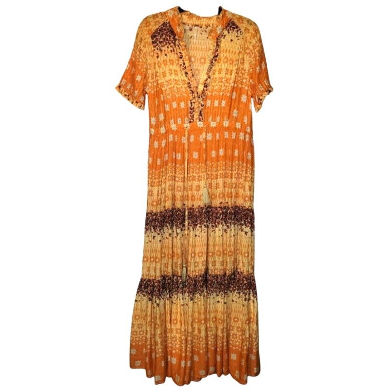 Free People New Free People Rare Feelings Tiered Maxi Dress $148 XS Size XS / US 0-2 / IT 36-38 - 9 Thumbnail