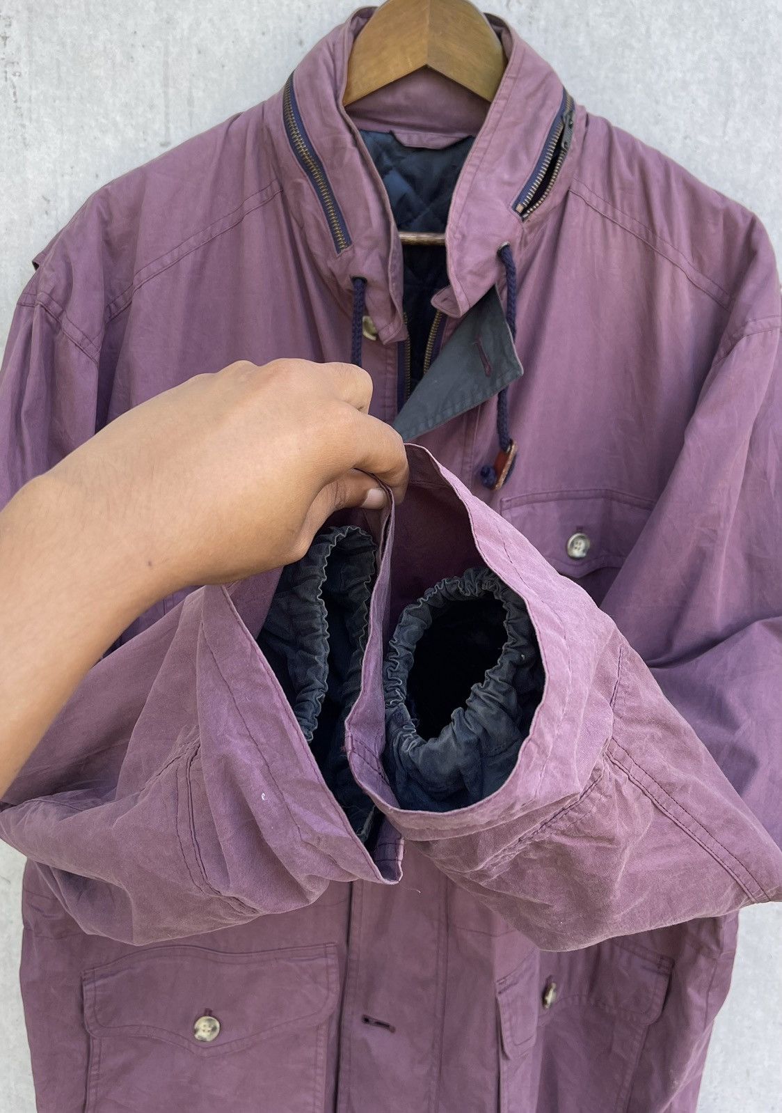 Alfred Dunhill 🔥VINTAGE 90'S DUNHILL ITALY UTILITY STYLE CHORE JACKET Size US XL / EU 56 / 4 - 7 Thumbnail