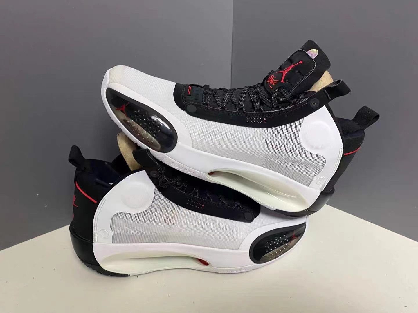 Jordan Brand Air Jordan 34 Black White K15 Size US 13 / EU 46 - 4 Thumbnail