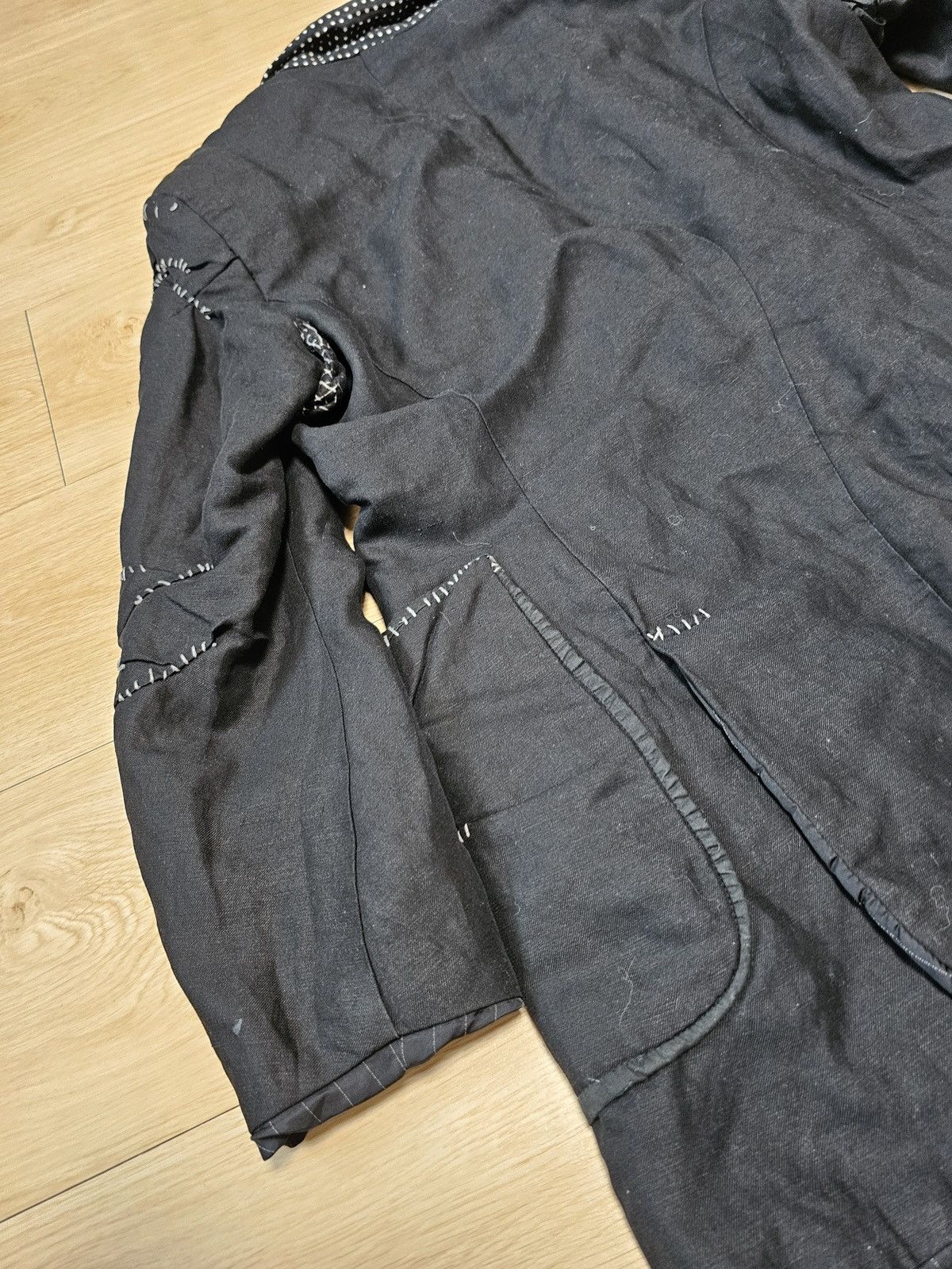 Undercover M AW04 But Beautiful Six-button assymetric blazer jacket Size US M / EU 48-50 / 2 - 8 Thumbnail