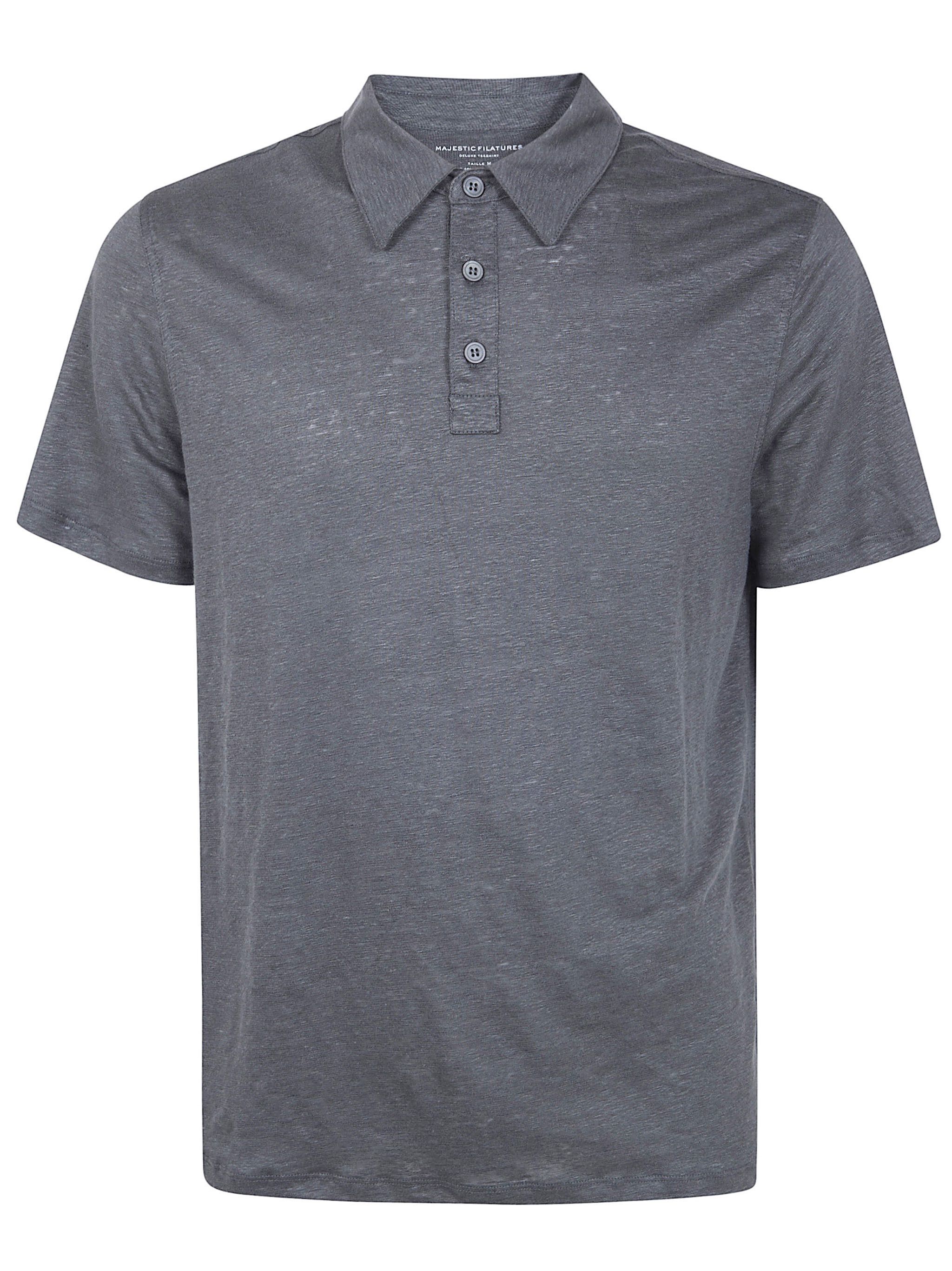 Majestic LINEN SHORT SLEEVES POLO SHIRT Size US L / EU 52-54 / 3 - 1 Thumbnail