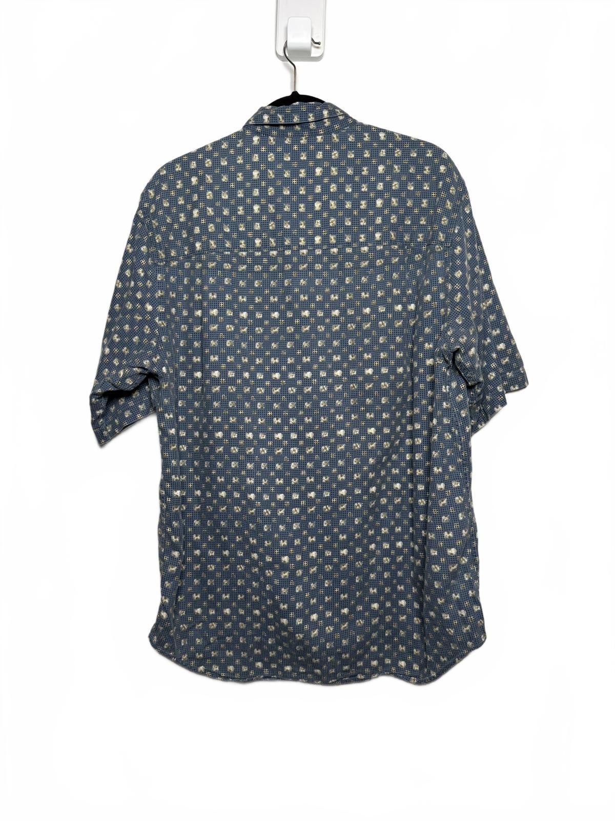 Murano Vintage 90s Retro Murano Men's Short-Sleeve Button-Up Shirt Size US M / EU 48-50 / 2 - 8 Thumbnail