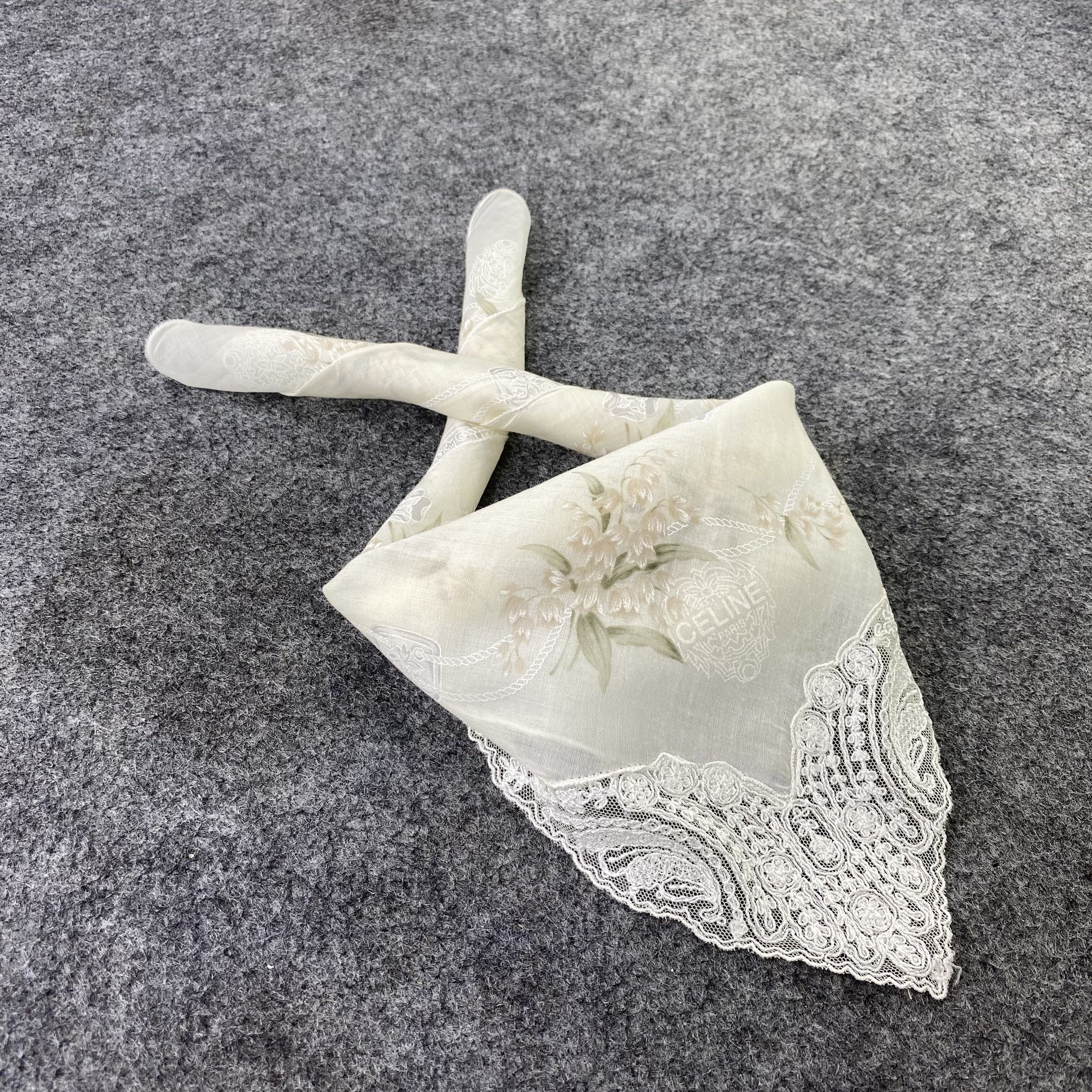 Designer Celine Handkerchief / Bandana / Neckerchief-B1038 Size ONE SIZE - 1 Thumbnail