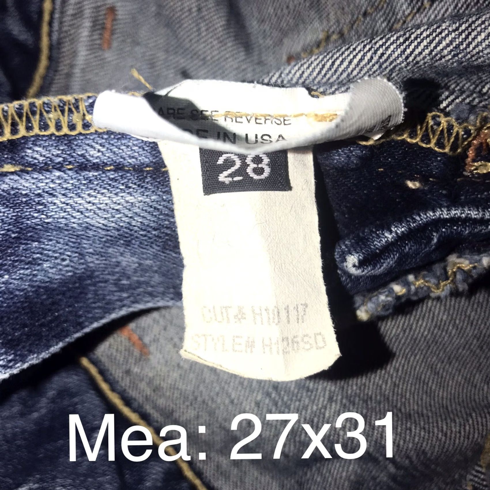 Hudson VINTAGE Hudson Bootcut Jeans Women Blue Denim 27x31 Medium Wash Stretch Made USA Regular Womens Jeans Size 27" / US 4 / IT 40 - 2 Thumbnail
