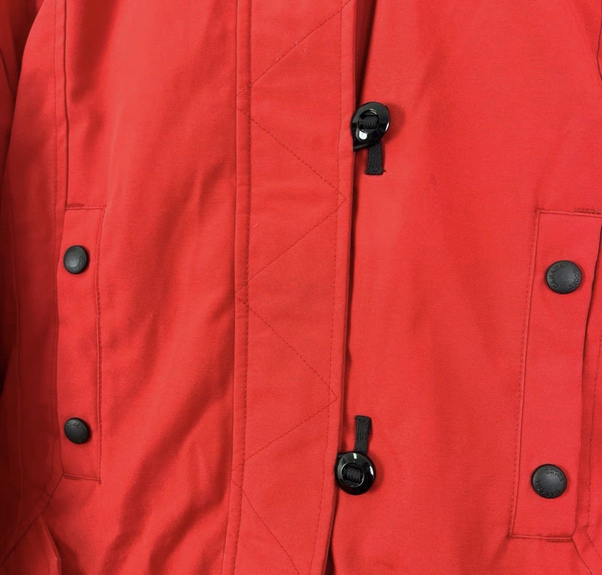 Canada Goose Canada Goose / Red Fur Collar Parka Down Jacket K12 Size S / US 4 / IT 40 - 5 Thumbnail