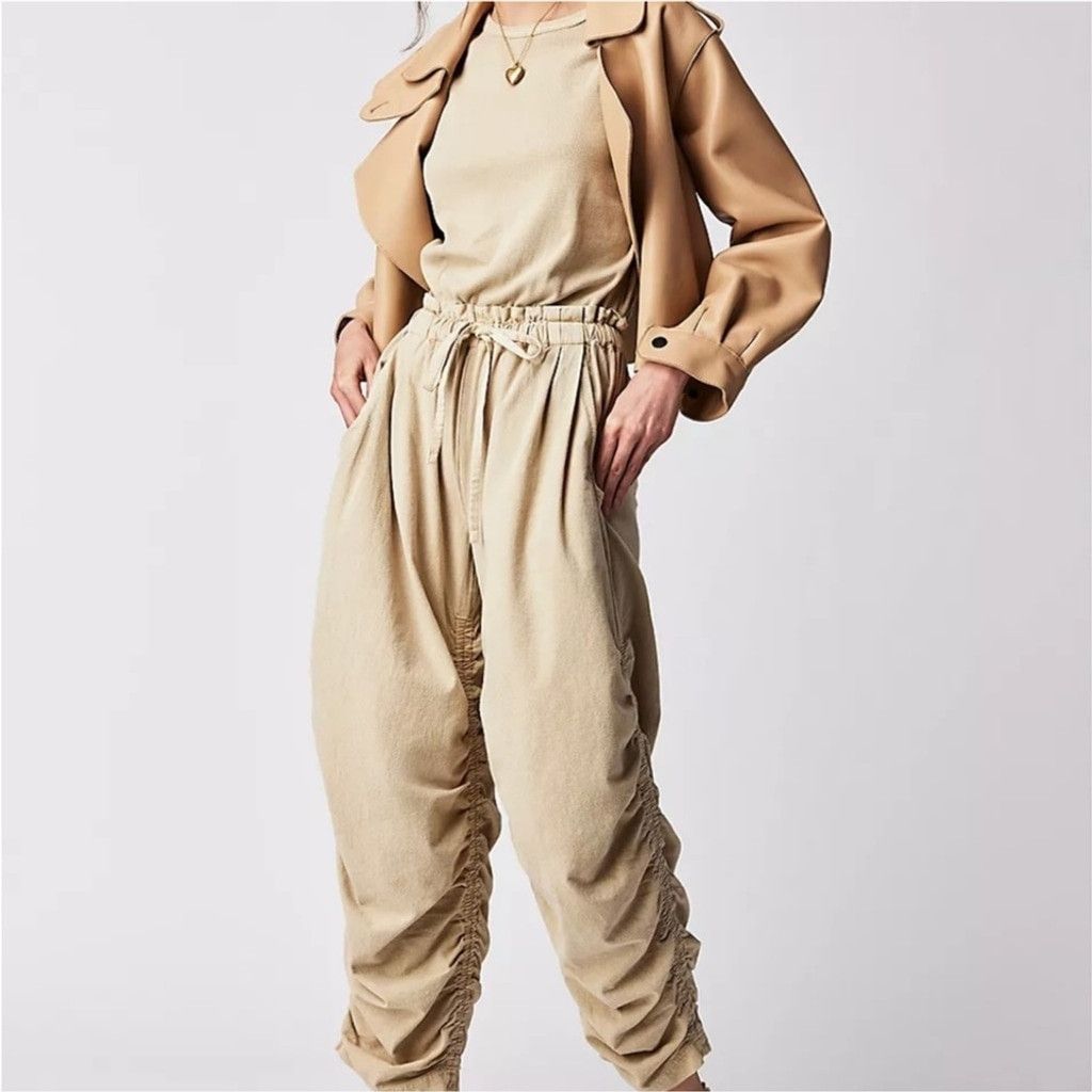 Free People Free People Mixed Media One Piece in Sand Jam, Size: XS Size 25" / US 0 / IT 36 - 3 Thumbnail
