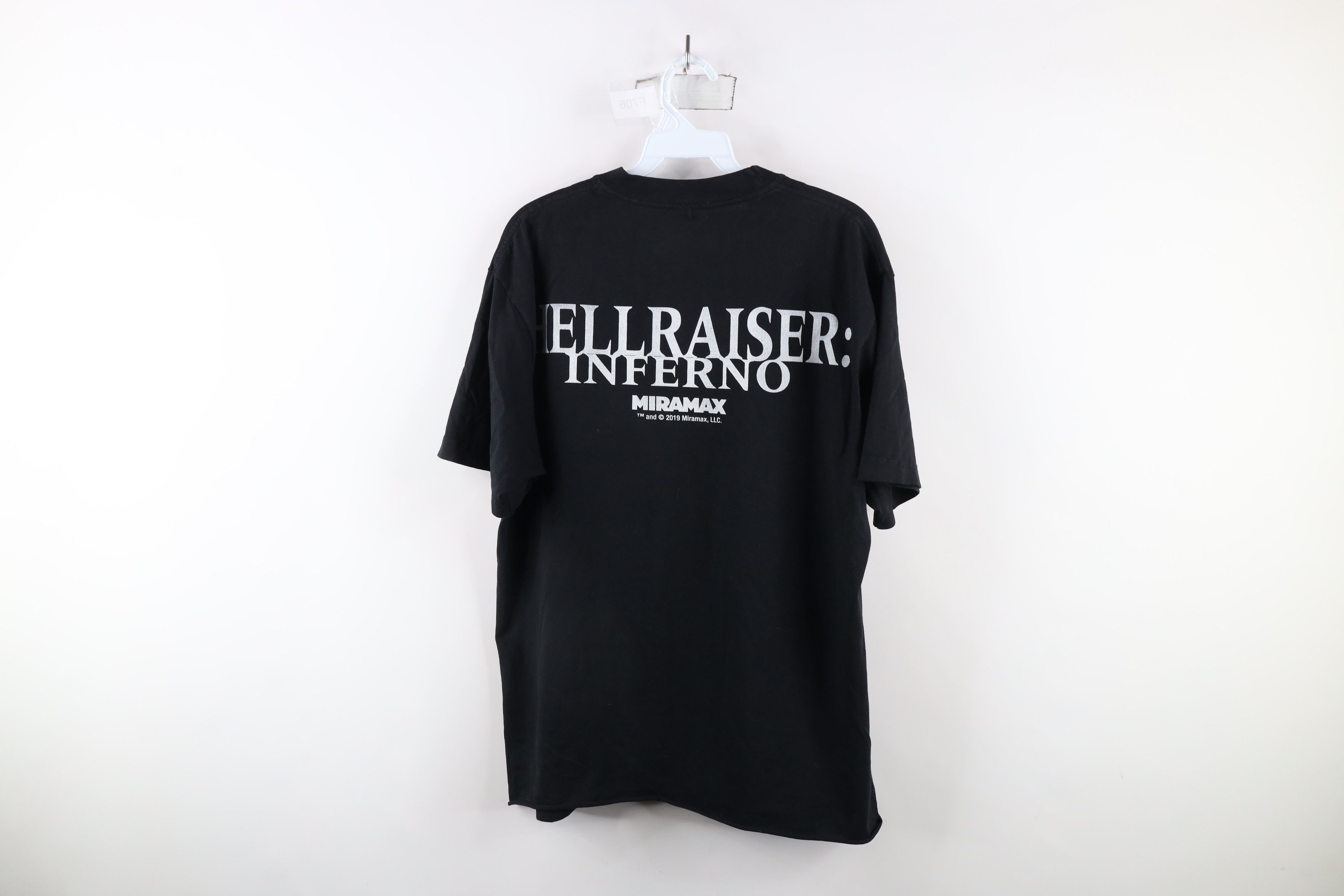 Vintage Y2K Streetwear Hellraiser Inferno Movie T-Shirt Black Size US M / EU 48-50 / 2 - 12 Thumbnail