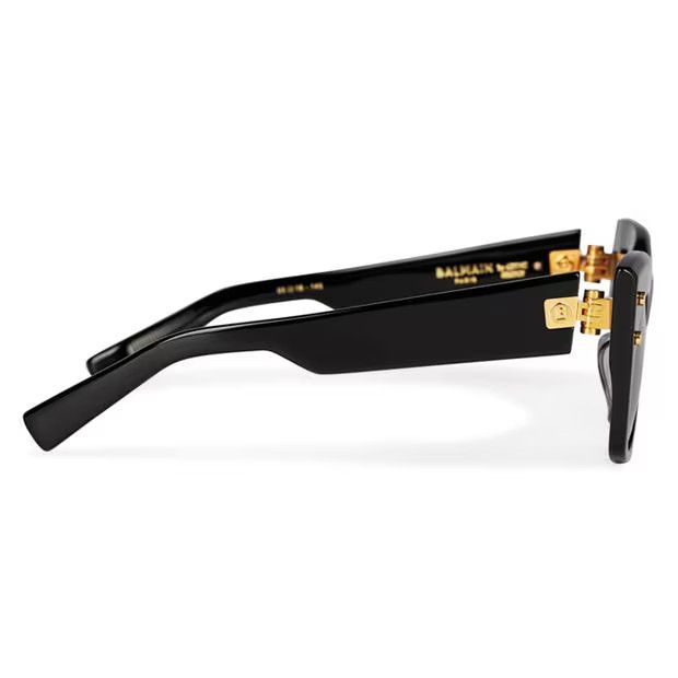 Balmain o1g2r1mq1024 Size: OS / Sunglasses in Black & Gold Size ONE SIZE - 3 Thumbnail