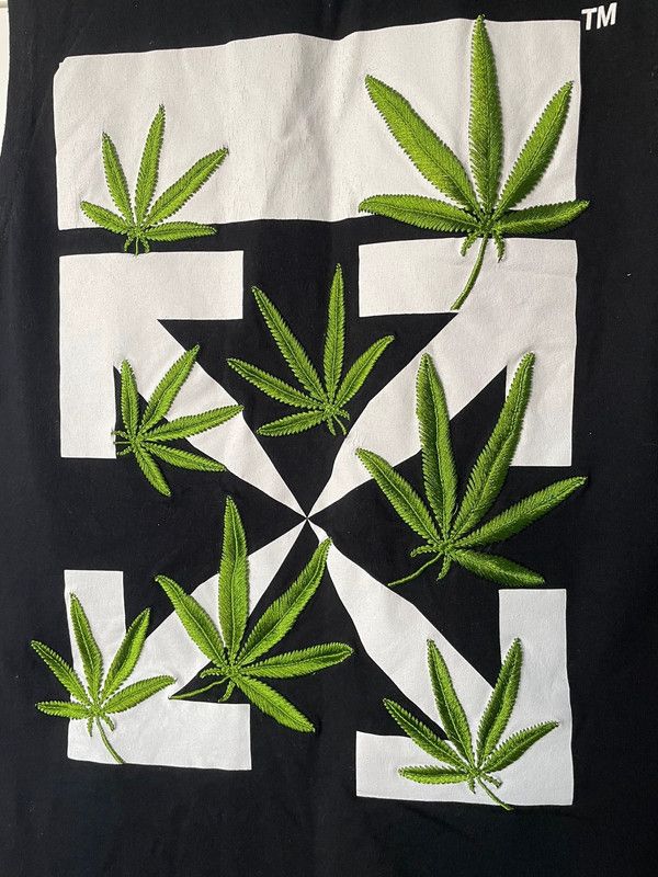 Off-White weed arrows tank top off-white Virgil Abloh leaf Size US S / EU 44-46 / 1 - 3 Thumbnail