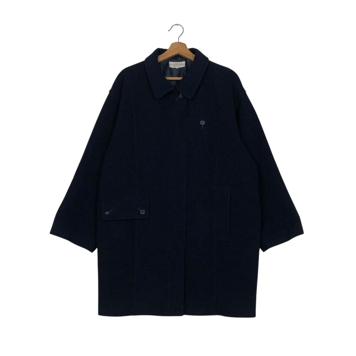 Japanese Brand 🔥RICH BLACK VINTAGE WOOL JACKET TRANS WORK ISSEY MIYAKE Size US M / EU 48-50 / 2 - 3 Thumbnail