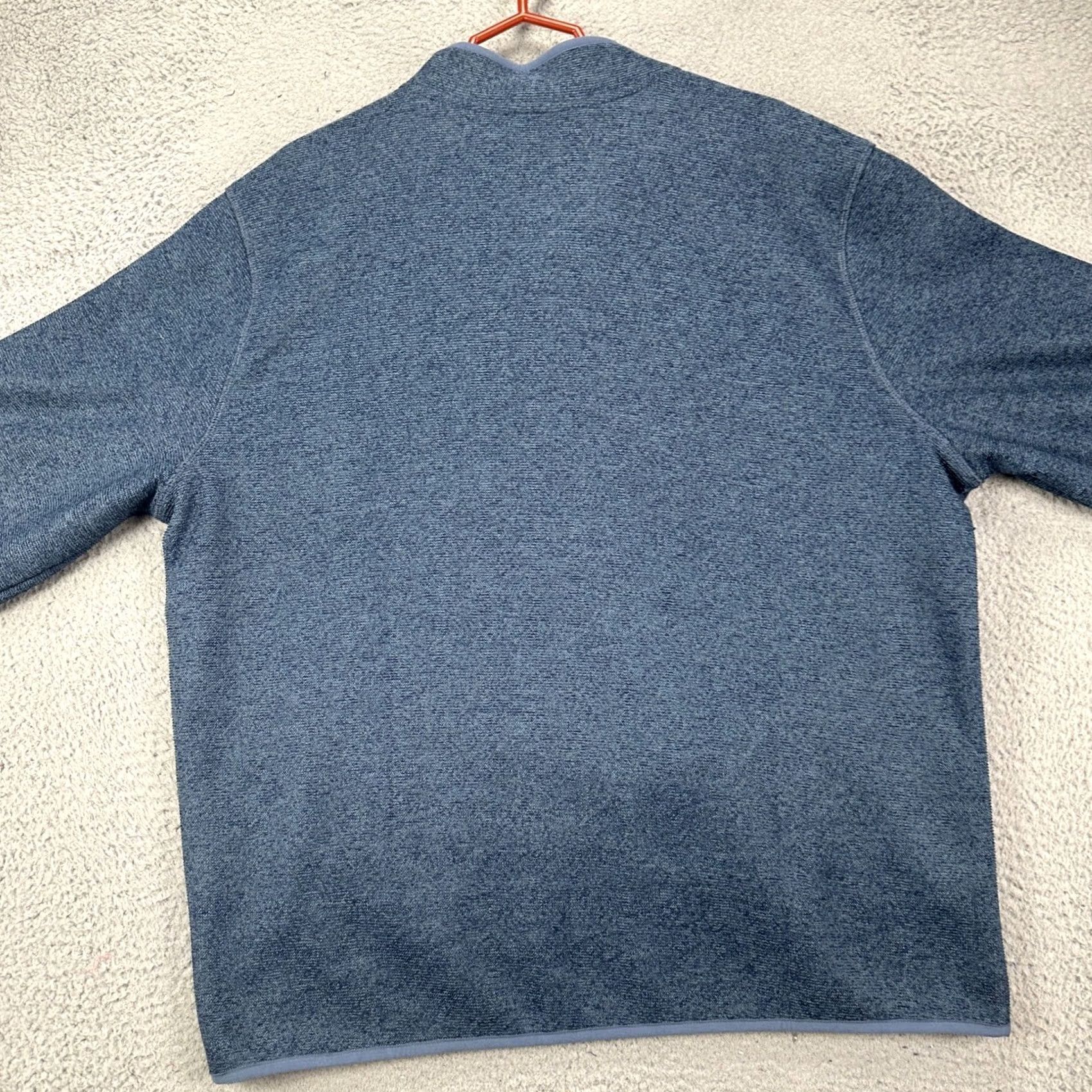 Eddie Bauer VINTAGE? No. Eddie Bauer Fleece Sweater Mens XL Blue Pullover Pockets Quarter Snap Logo NEW Size US XL / EU 56 / 4 - 3 Thumbnail