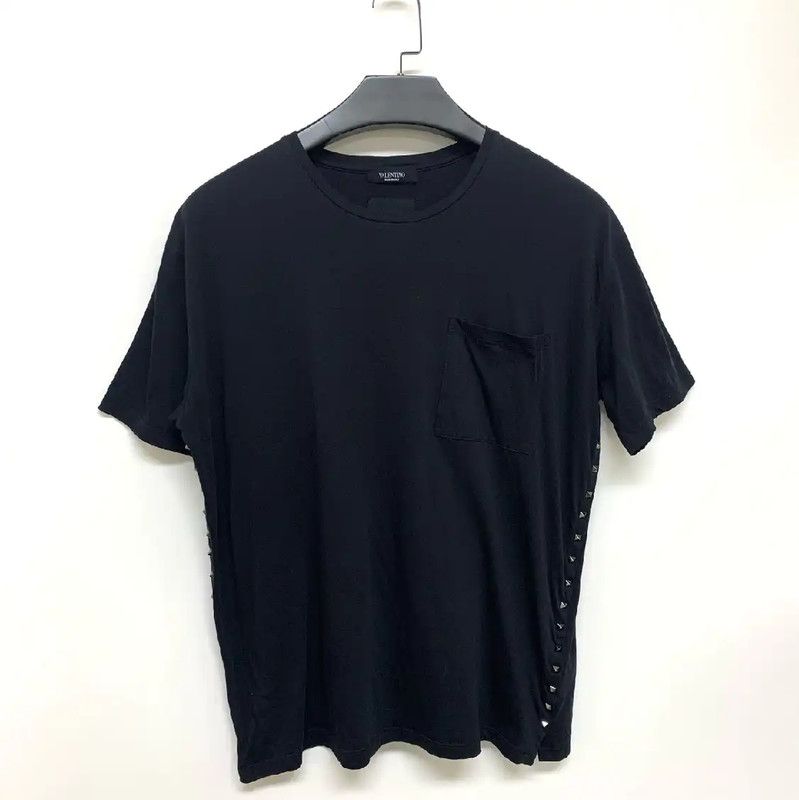 Valentino Valentino Black Cotton Men's T-Shirt Size XL 0089 Size US XL / EU 56 / 4 - 1 Thumbnail