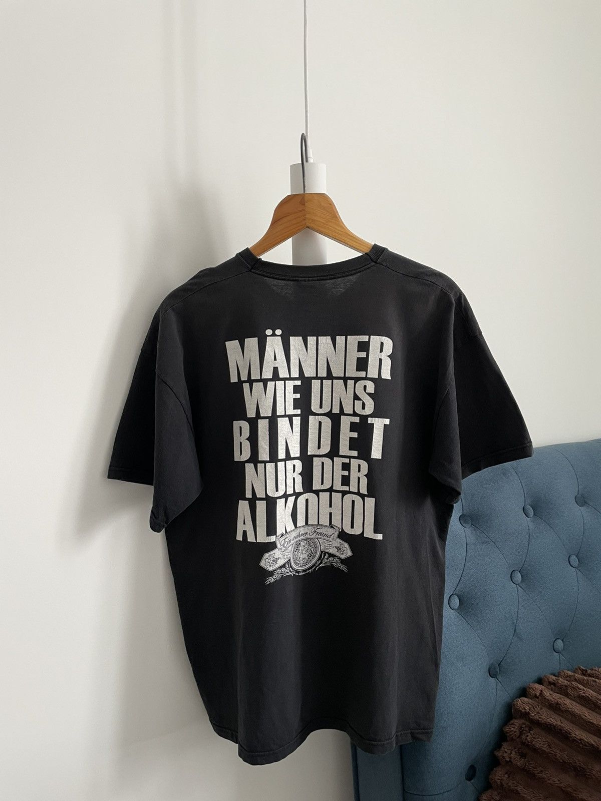 Band Tees Vintage 00’s Krawall Bruder Band Rock Tee Black Metal RARE Size US XL / EU 56 / 4 - 1 Thumbnail
