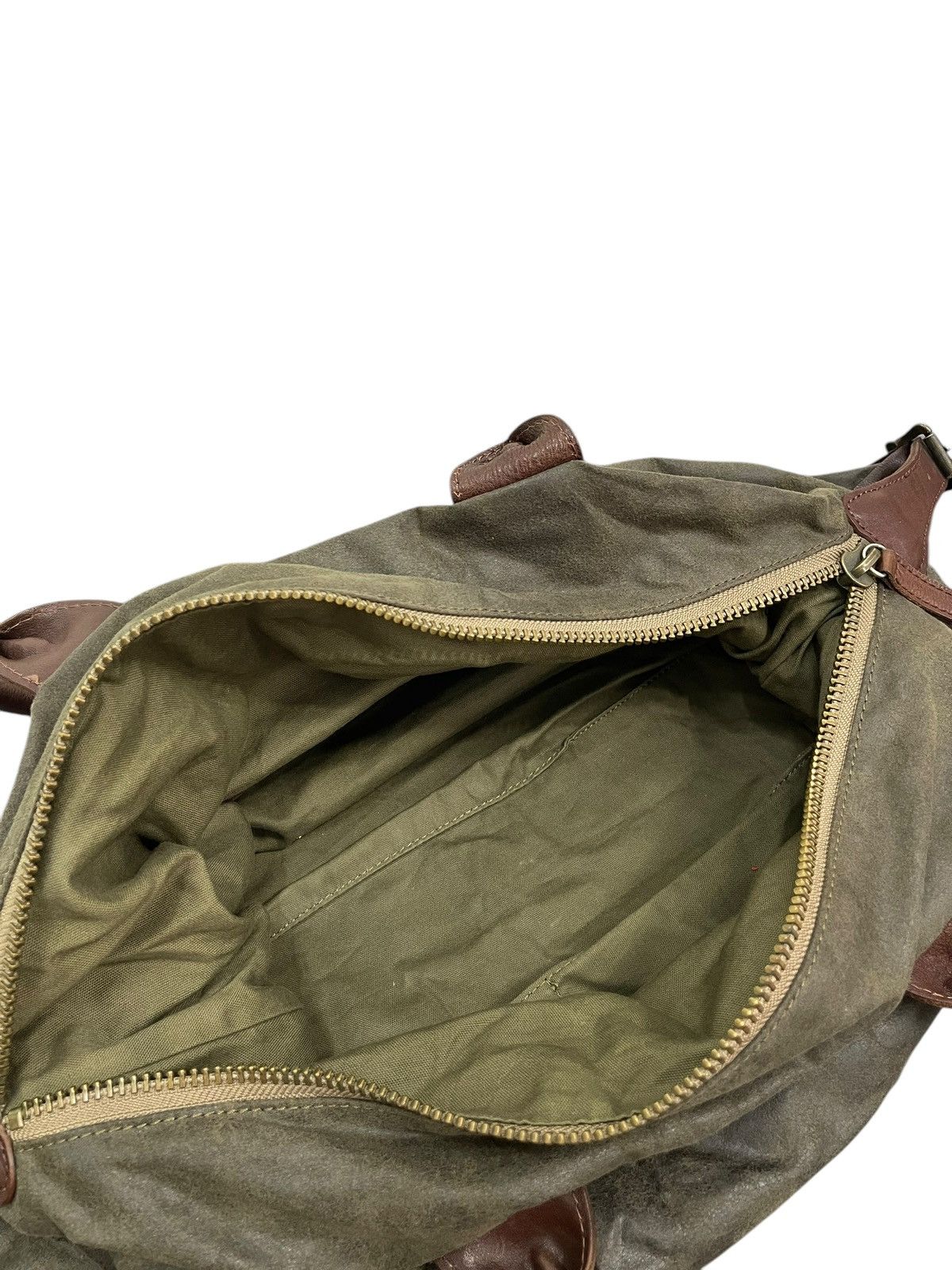 Japanese Brand Full Leather United Arrows Japan Duffle Bag 1🟩6 Size ONE SIZE - 21 Thumbnail