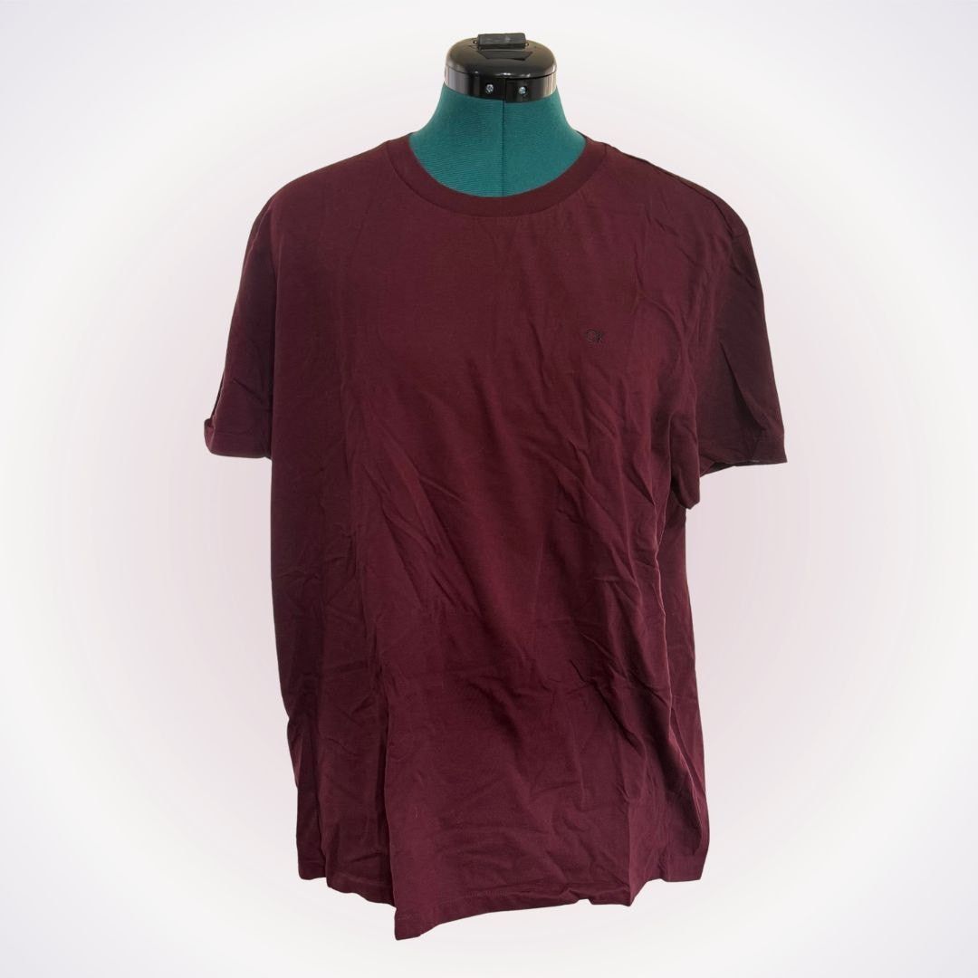 Calvin Klein Calvin Klein Burgundy Liquid Touch Tee | Sz L Size US L / EU 52-54 / 3 - 1 Thumbnail