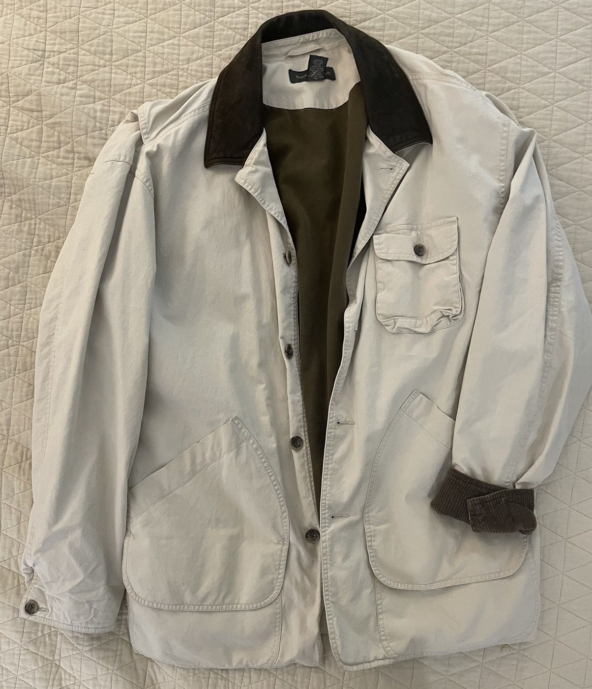Banana Republic × Vintage Vintage Contrast Collar Barn Jacket Size US L / EU 52-54 / 3 - 1 Thumbnail