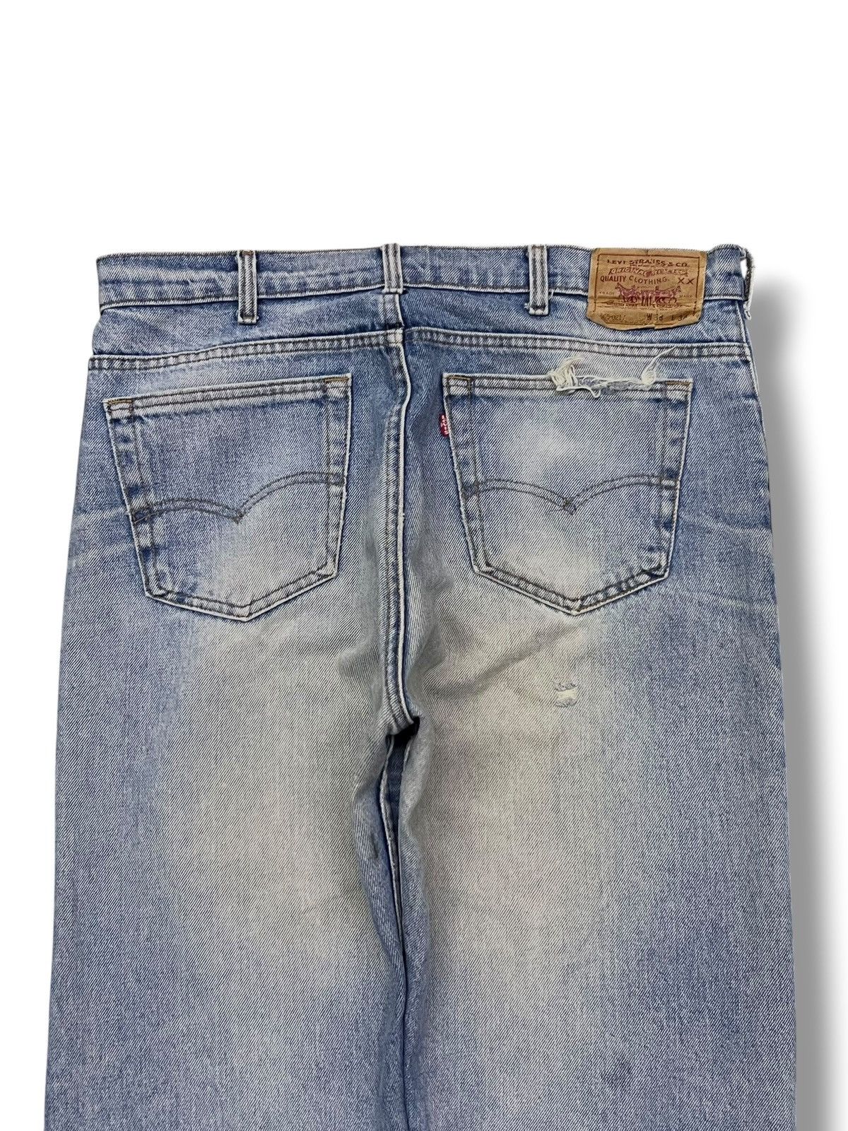 Levi's Loose Vintage 90s Levi’s 505-0217 USA - Faded Light Wash Size US 37 - 5 Thumbnail